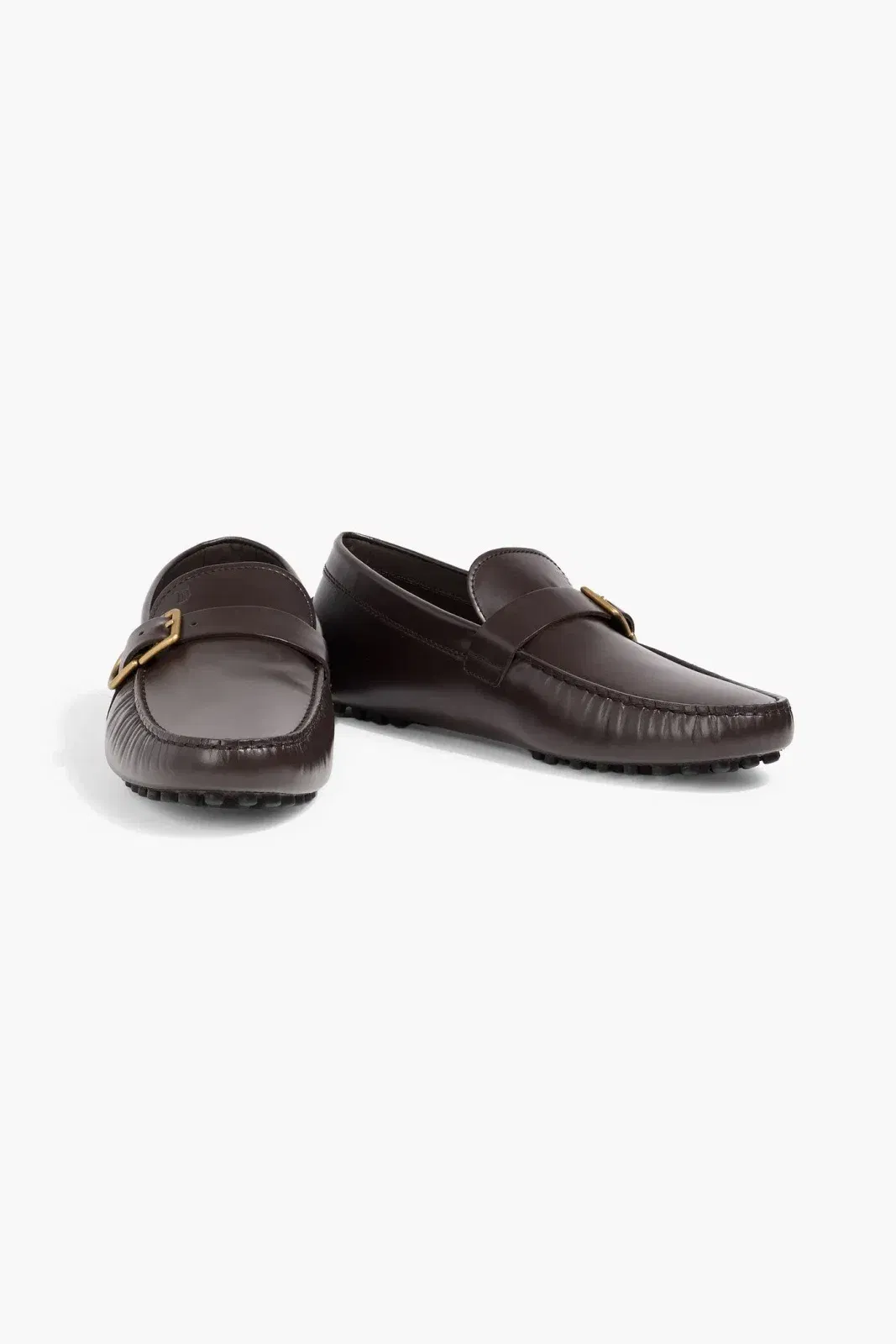 Tod's Gommino Leather Driving Shoes Dark Brown
