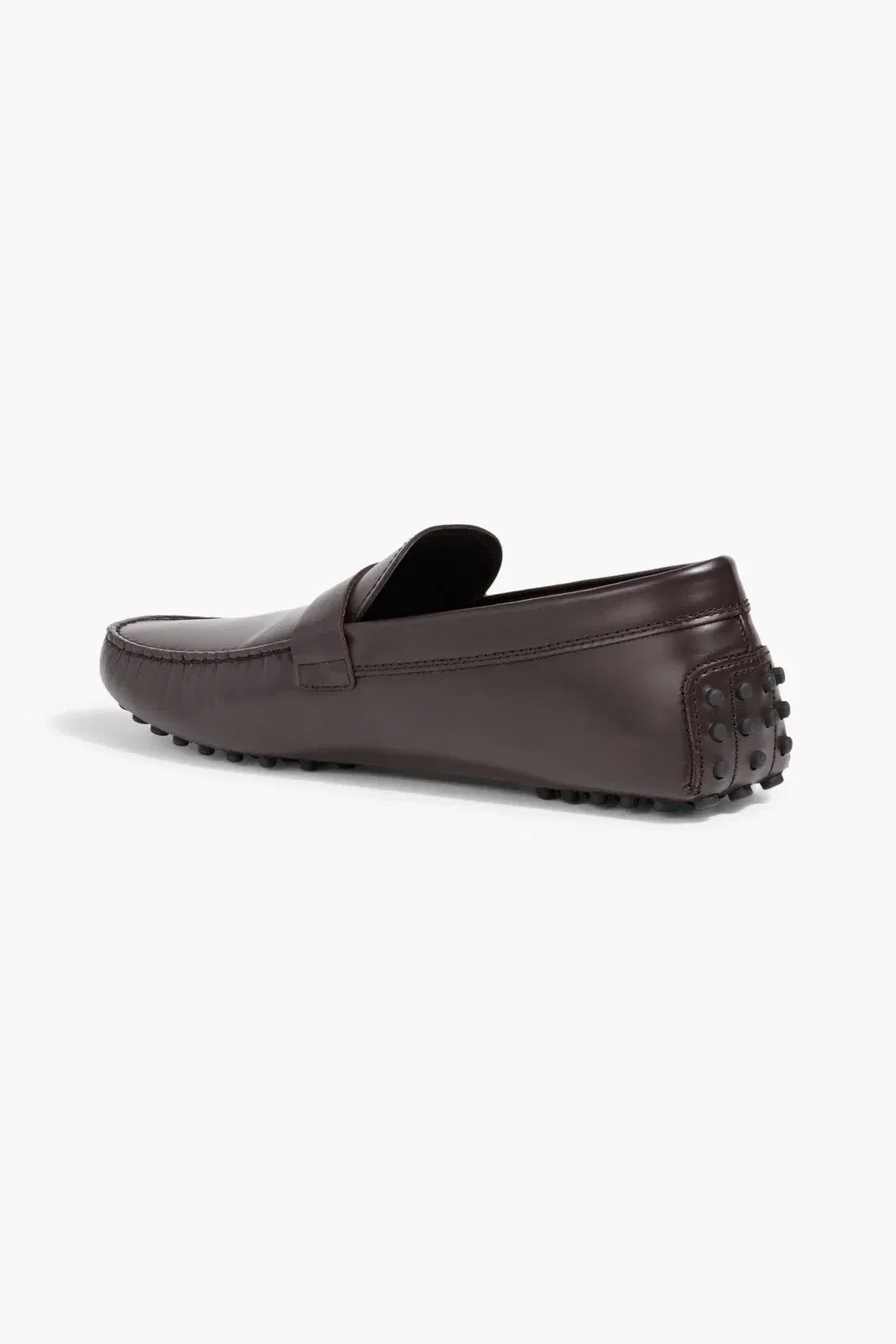 Tod's Gommino Leather Driving Shoes Dark Brown