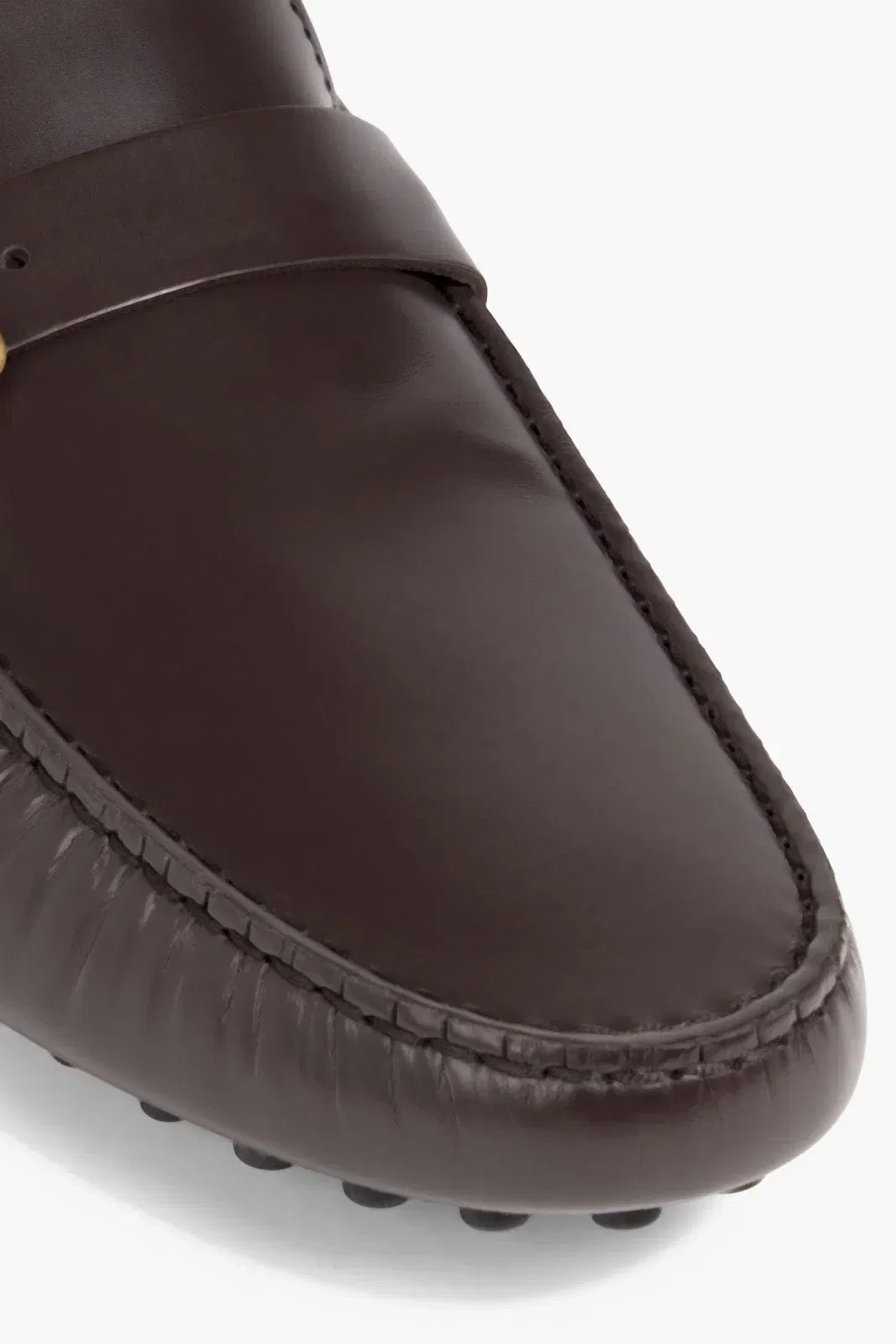 Tod's Gommino Leather Driving Shoes Dark Brown