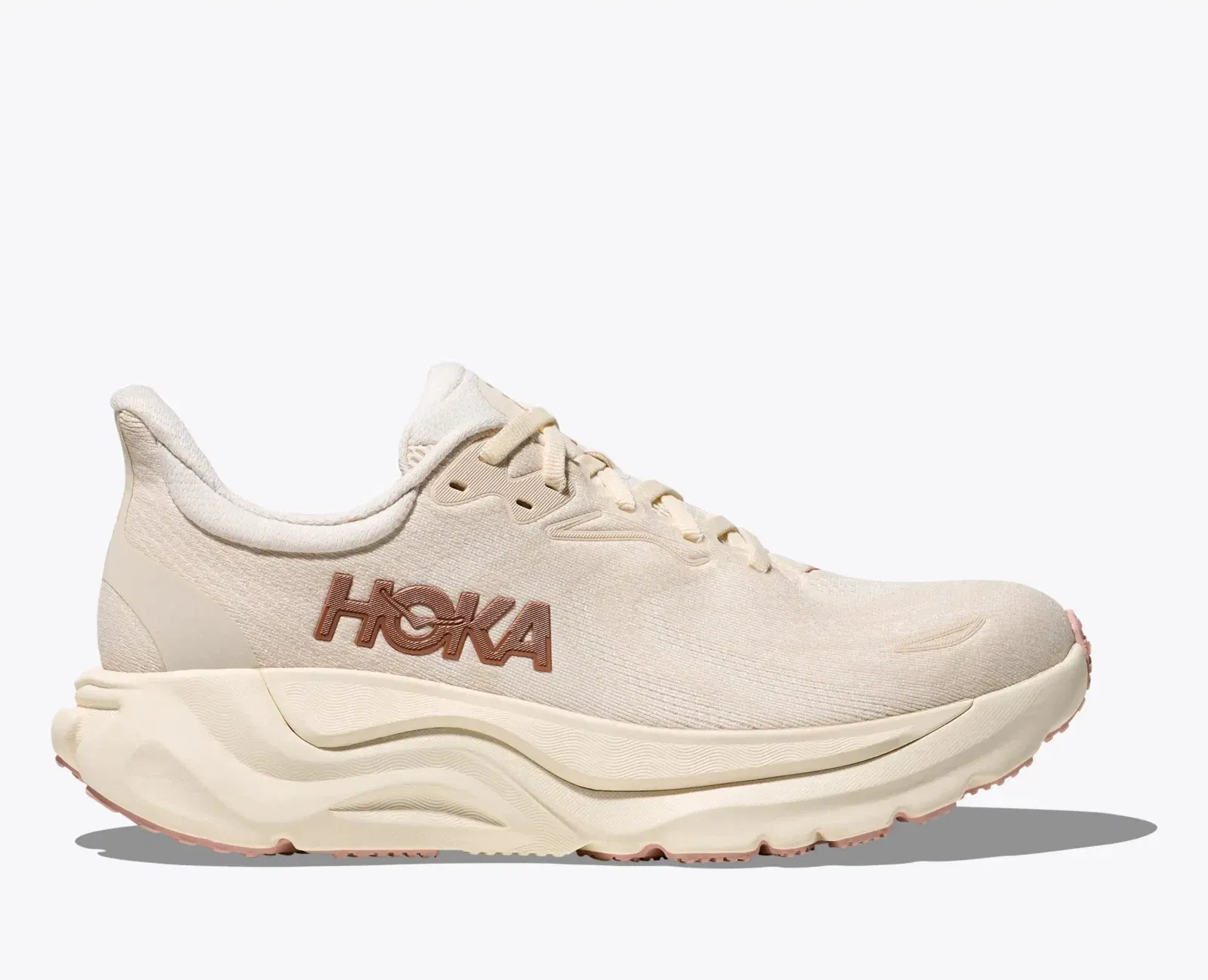Hoka Women'S Arahi 8 Alabaster Rose Gold