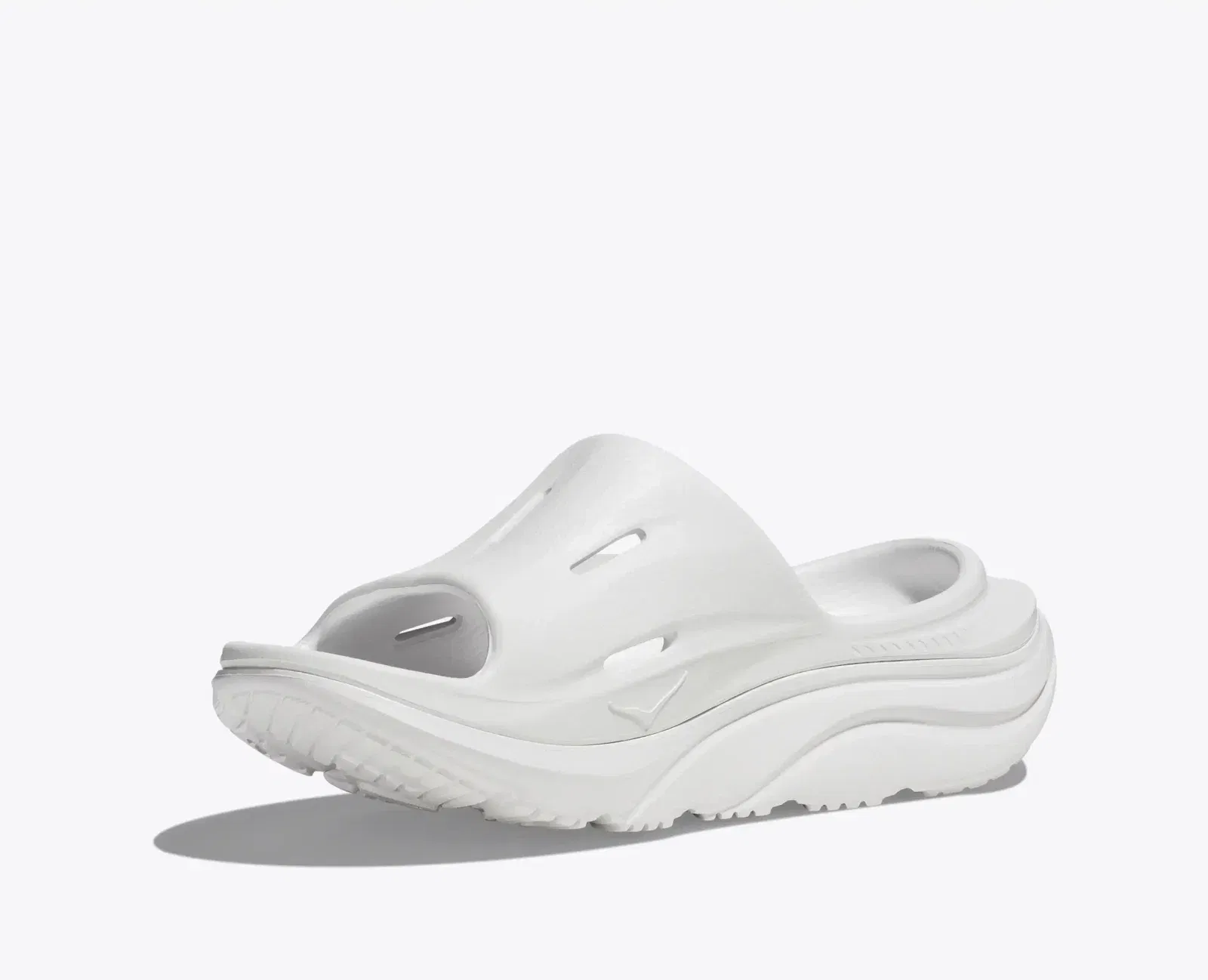 Hoka Ora Recovery Slide 3 White White