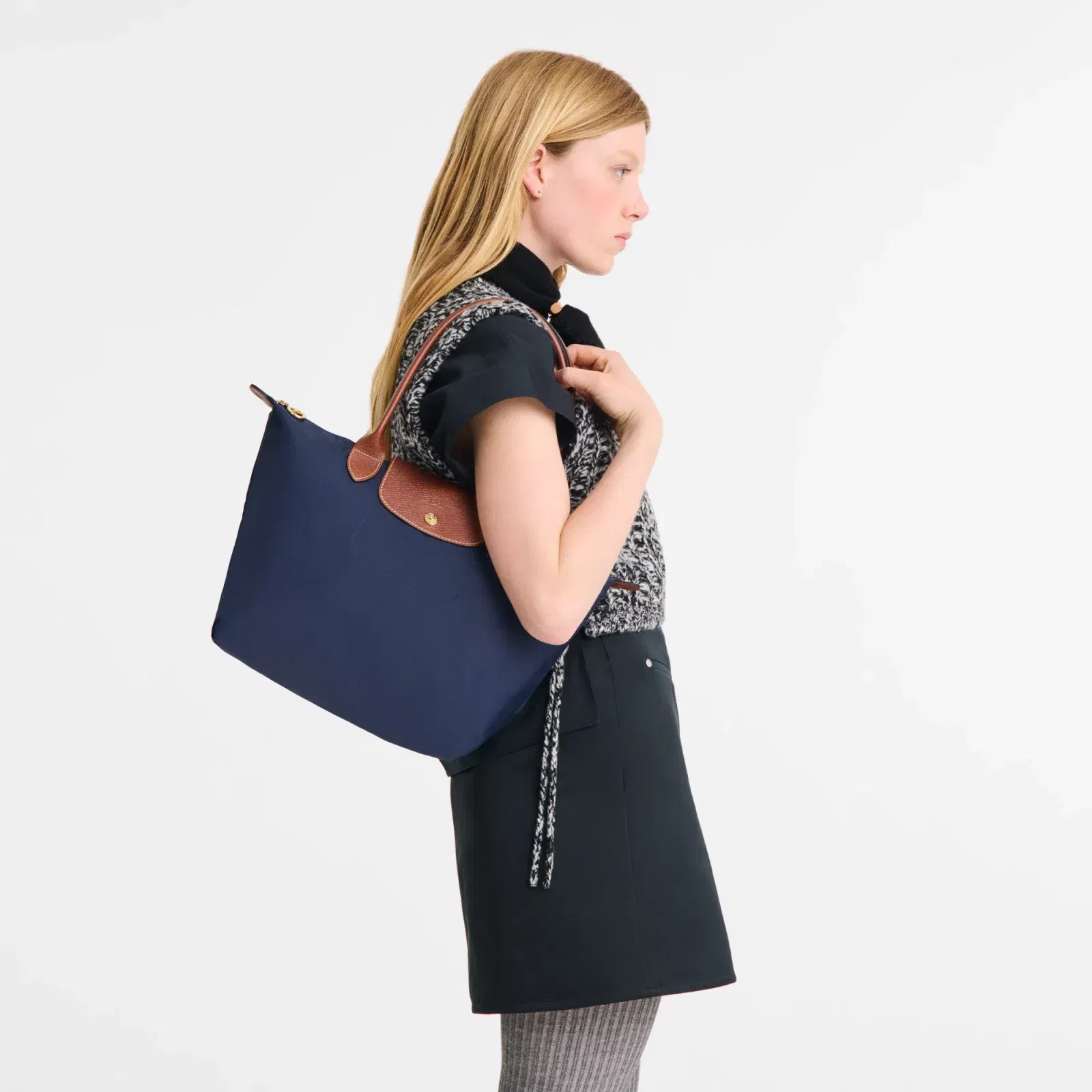 Longchamp Le Pliage Original M Tote bag Navy