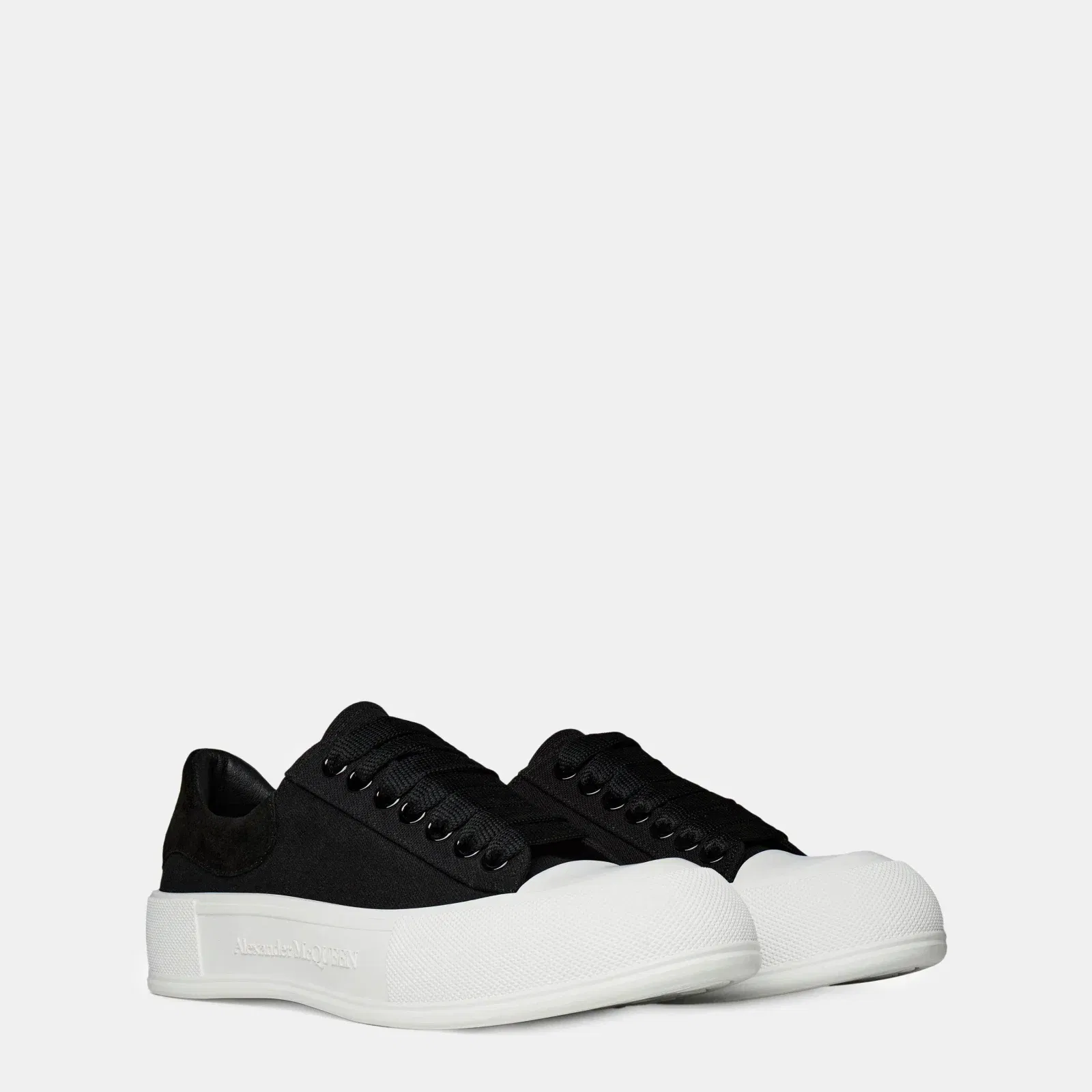 Deck Lace Up Plimsoll Trainers