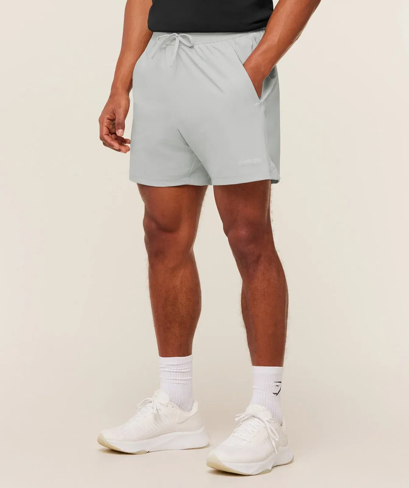 Gymshark Active Rest 6" Shorts - Light Grey