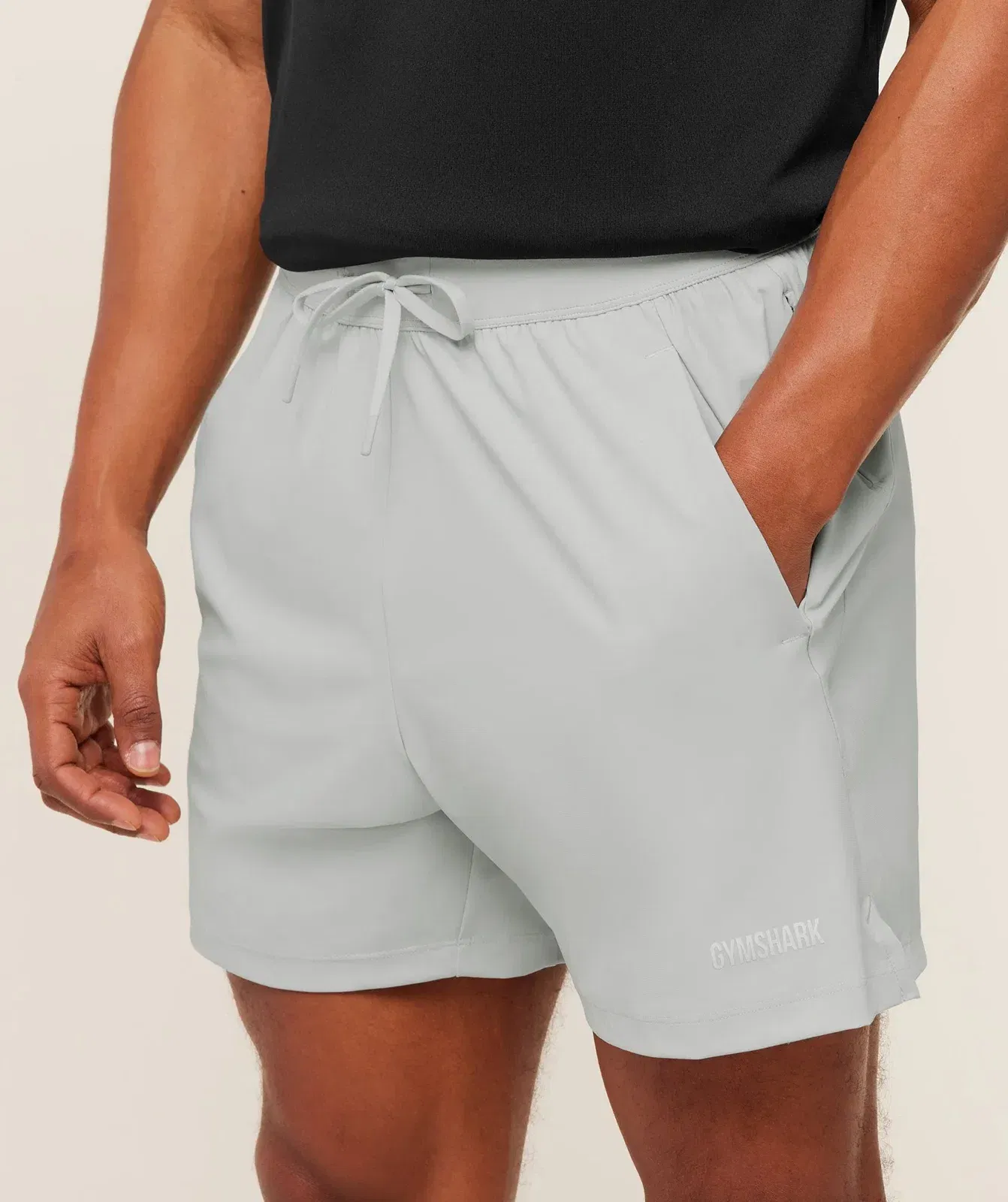 Gymshark Active Rest 6" Shorts - Light Grey