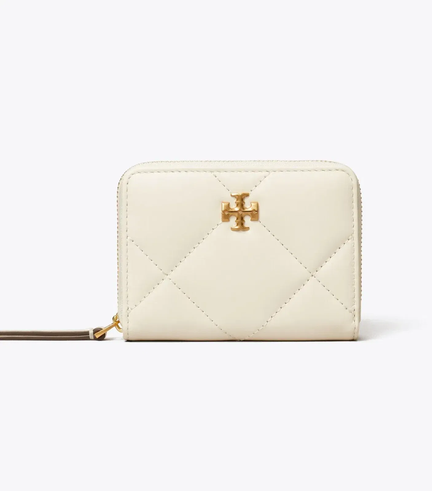 Small Kira Diamond Quilt Zip-Around Wallet
