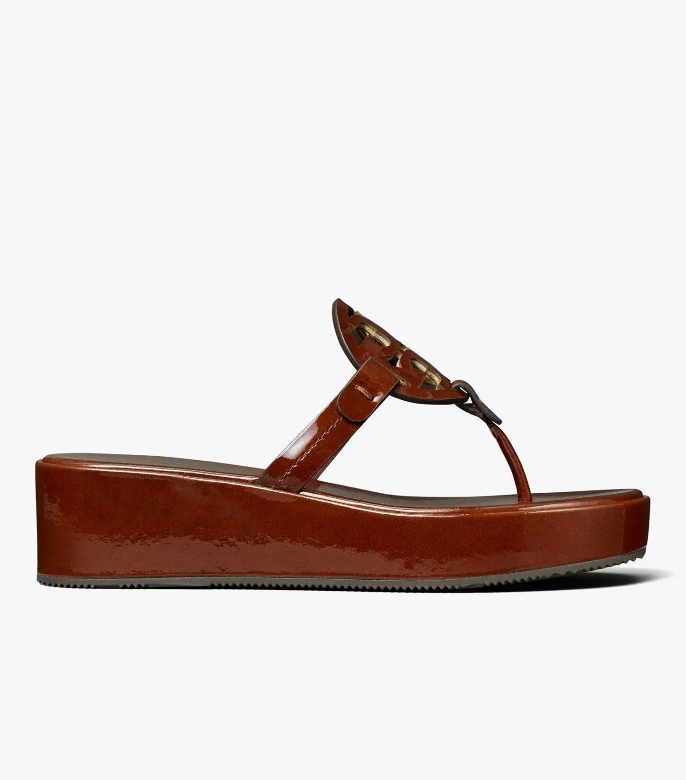 Miller Patent Wedge Sandal