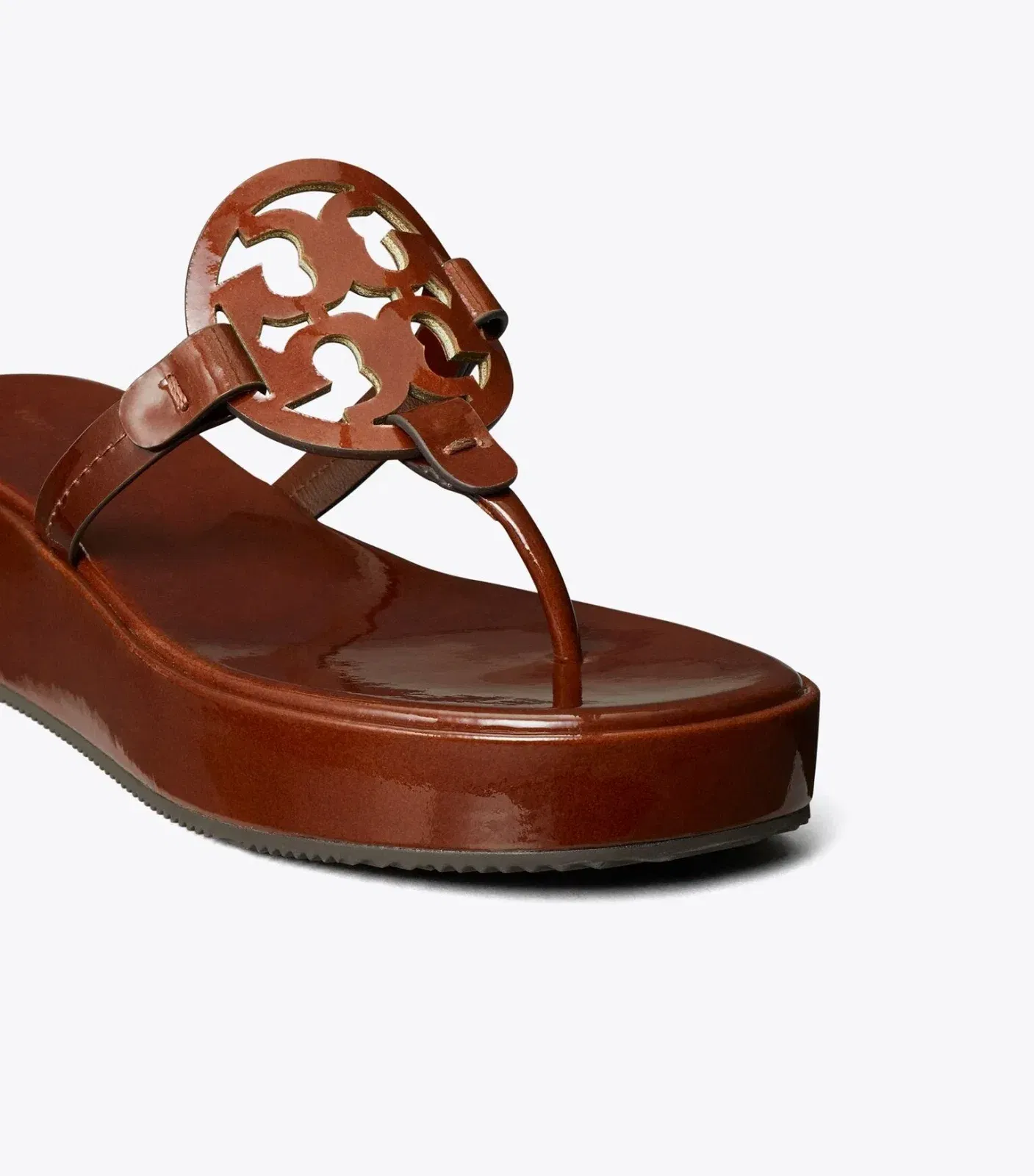 Miller Patent Wedge Sandal