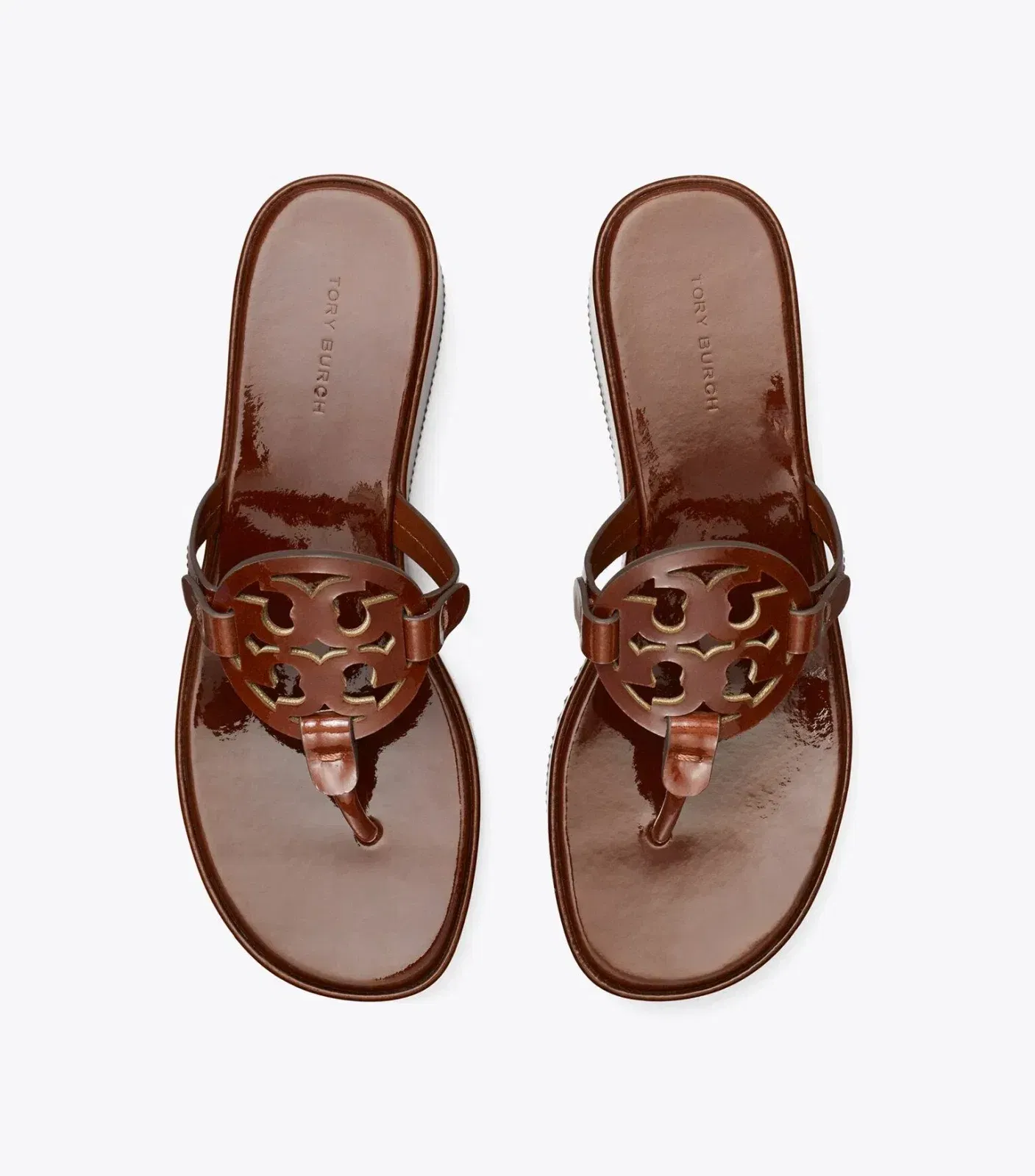 Miller Patent Wedge Sandal
