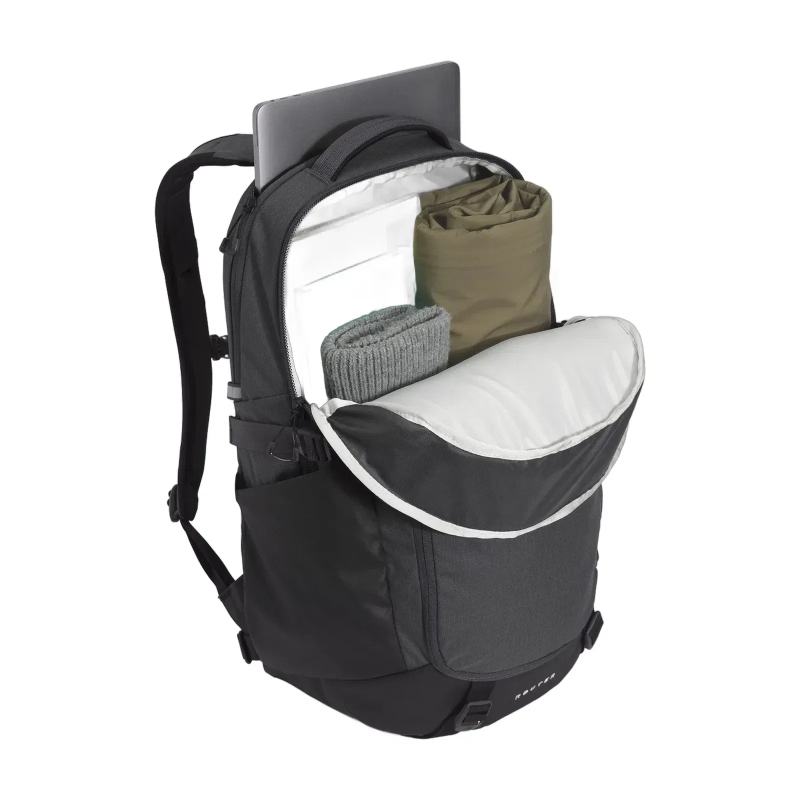The North Face Router Backpack Asphalt Grey Light Heather