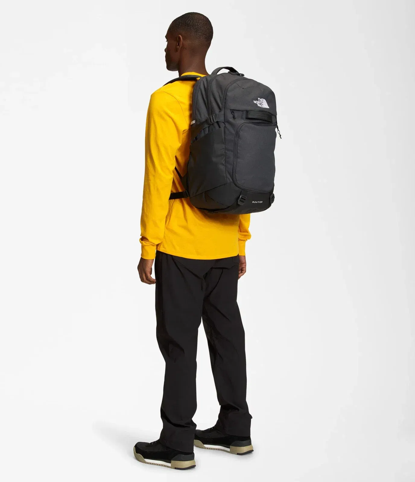 The North Face Router Backpack Asphalt Grey Light Heather