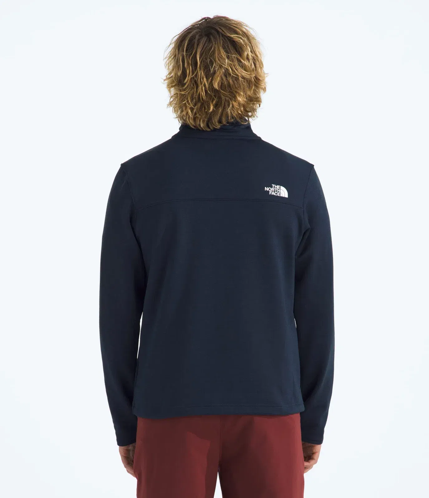 The North Face Men’s Cedar Trail Grid Fleece ¼-Zip Summit Navy