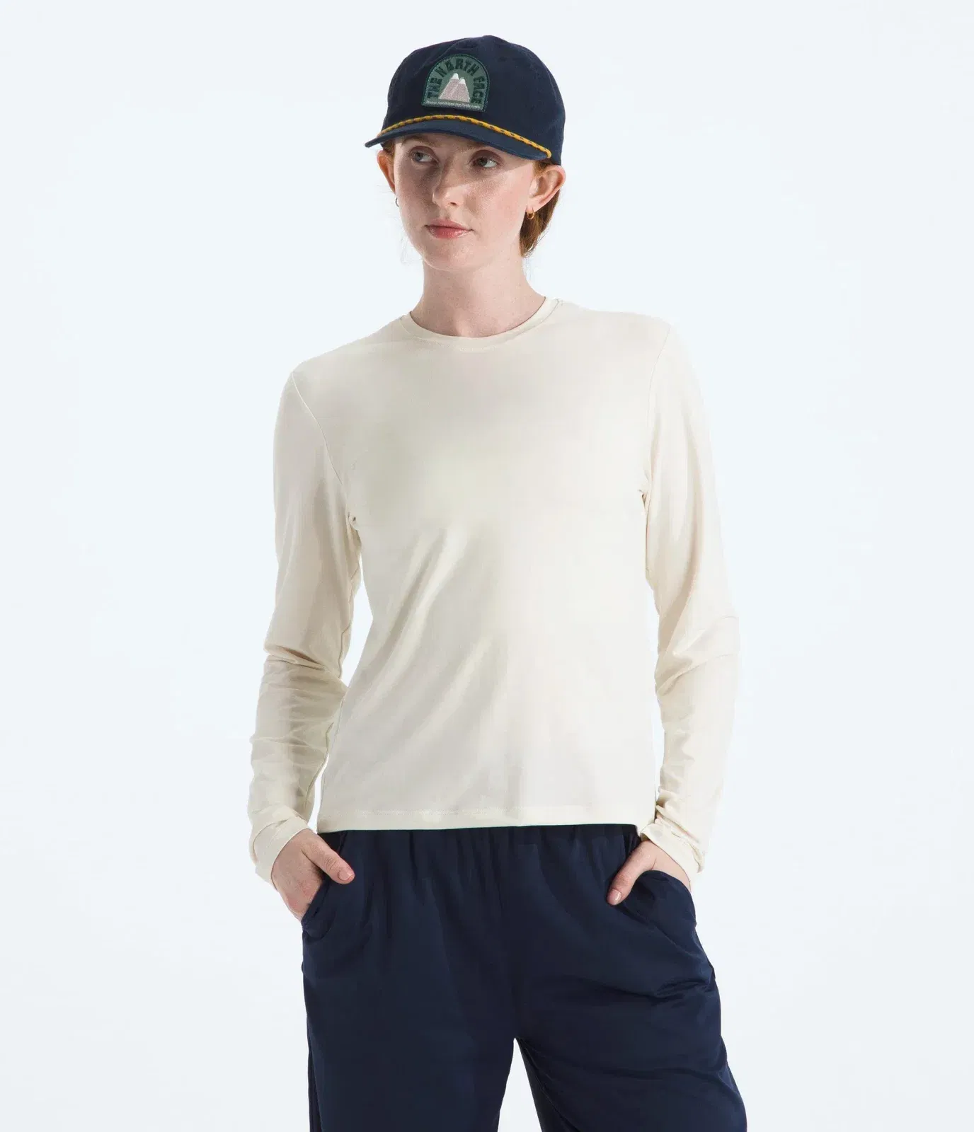 The North Face Women’s Dune Sky Long-Sleeve White Dune