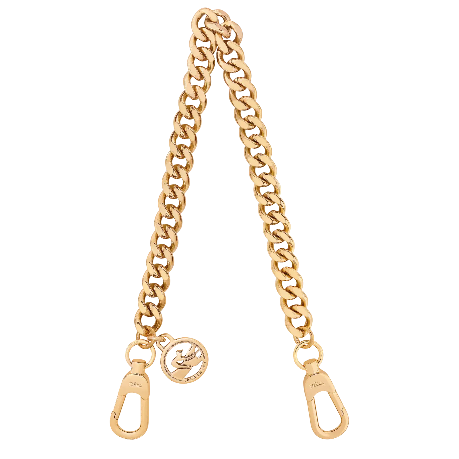 Longchamp Shoulder strap Very pale gold