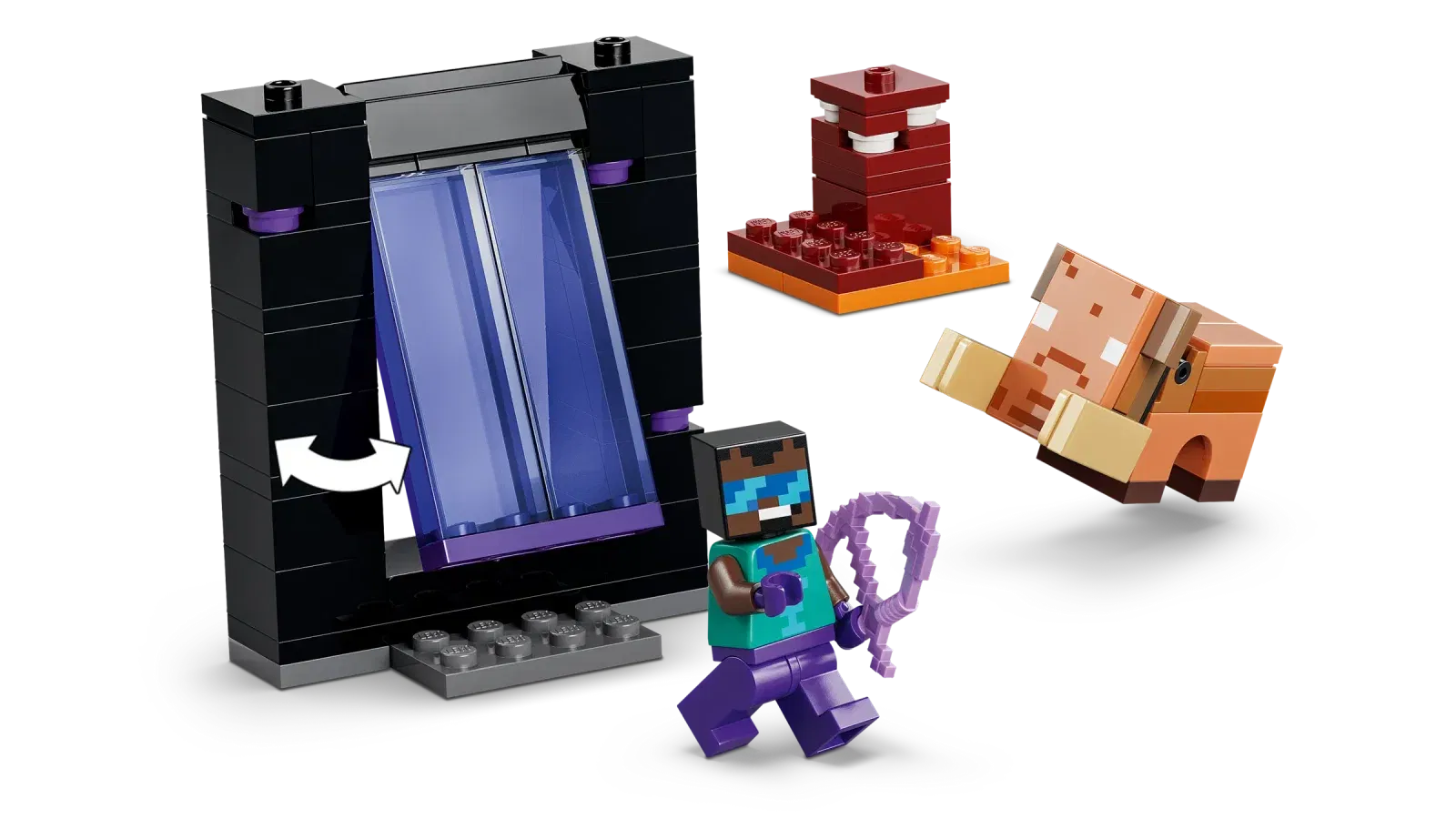 Lego Nether End Portal Journey
