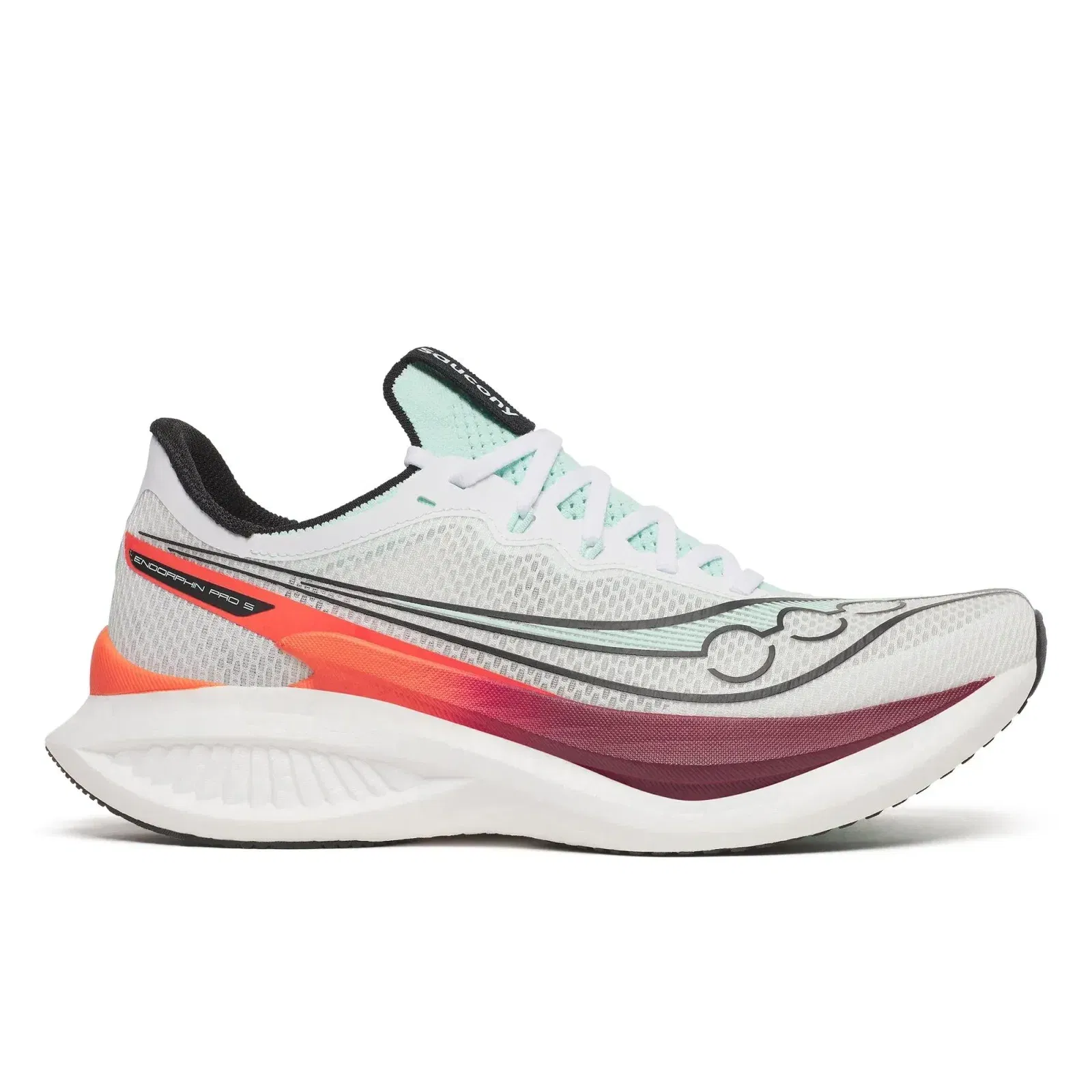 Saucony Men's Endorphin Pro 5 White | Crimson
