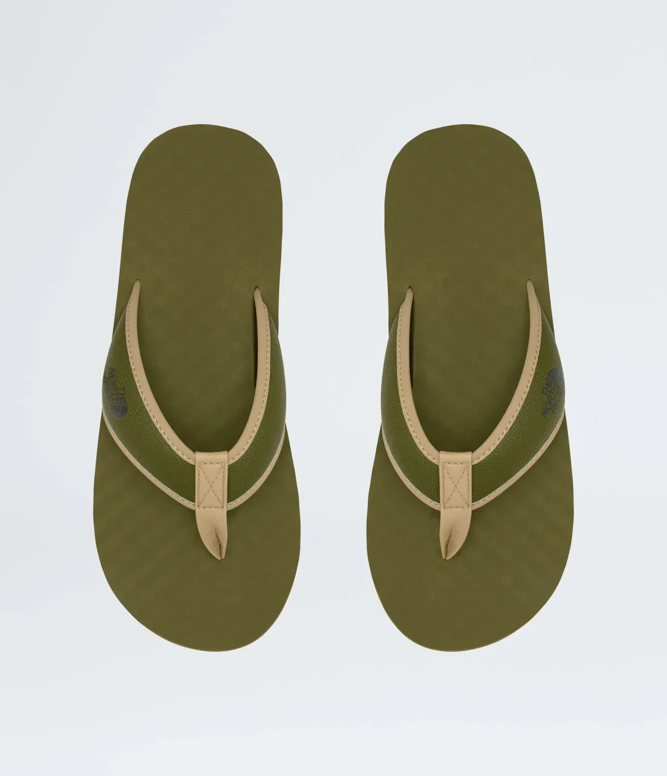 The North Face Mens Base Camp Flip-Flops Ii Forest Olive Forest Olive