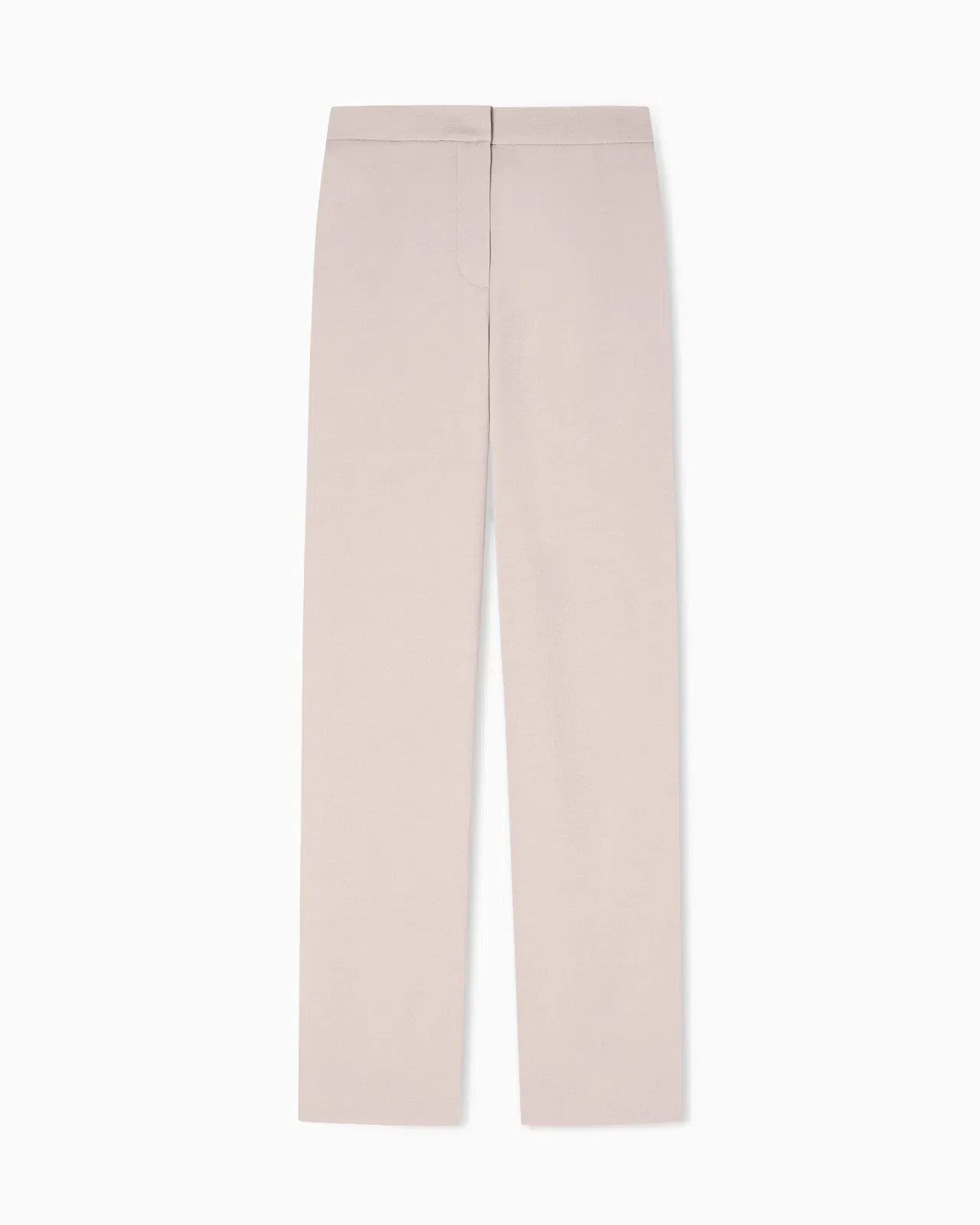 Emporio Armani Washed twill trousers with side crease