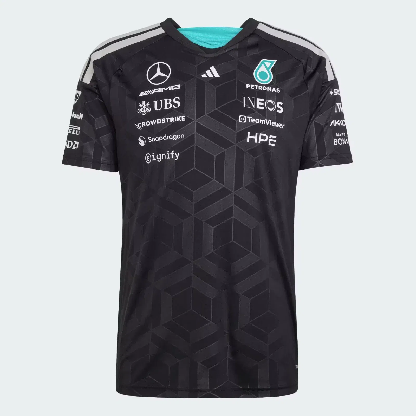 ADIDAS MERCEDES AMG PETRONAS FORMULA 1 TEAM DRIVER JERSEY