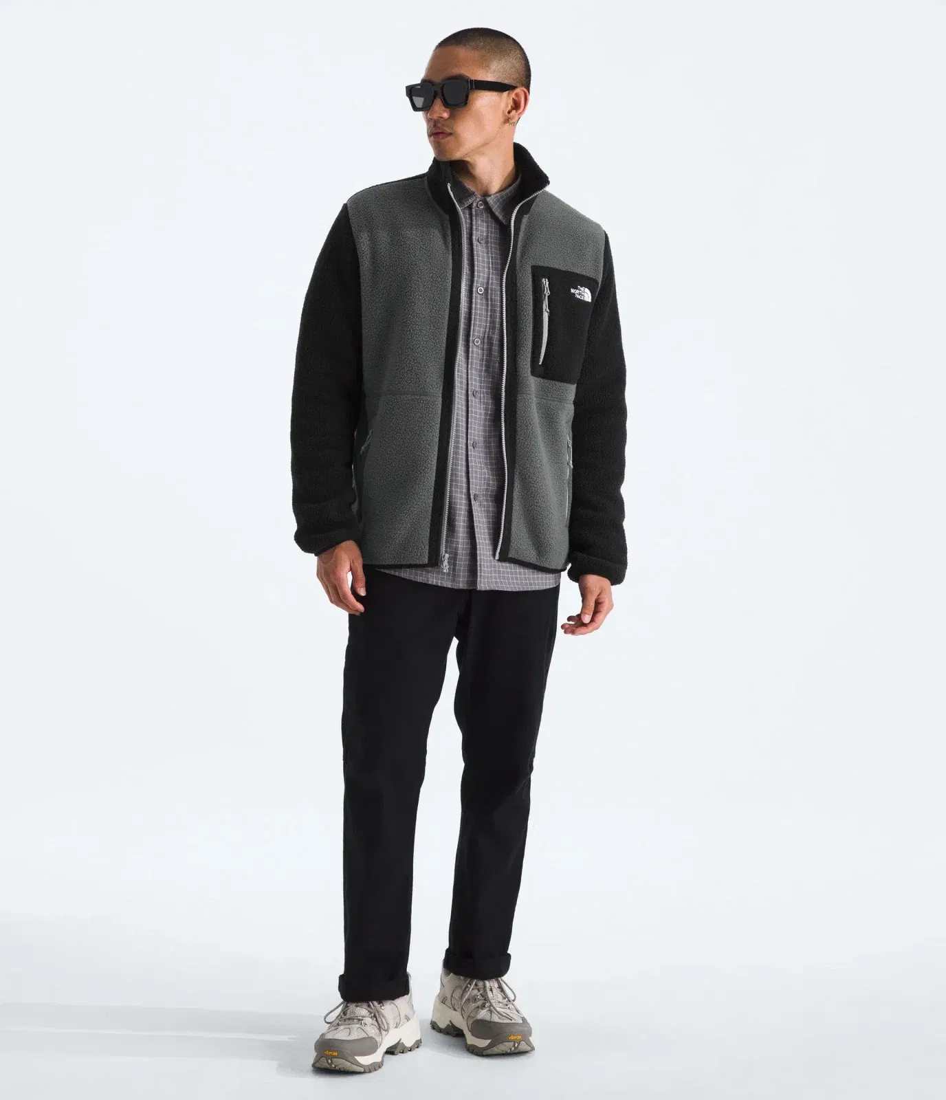 The North Face Men’s Yumiori Full-Zip Anthracite Grey-Tnf Black-Monument Grey