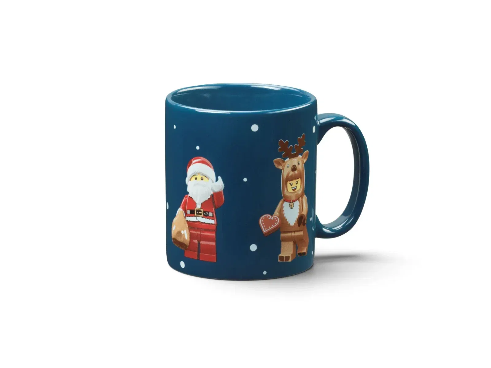 Lego Christmas Ceramic Mug Minifigures