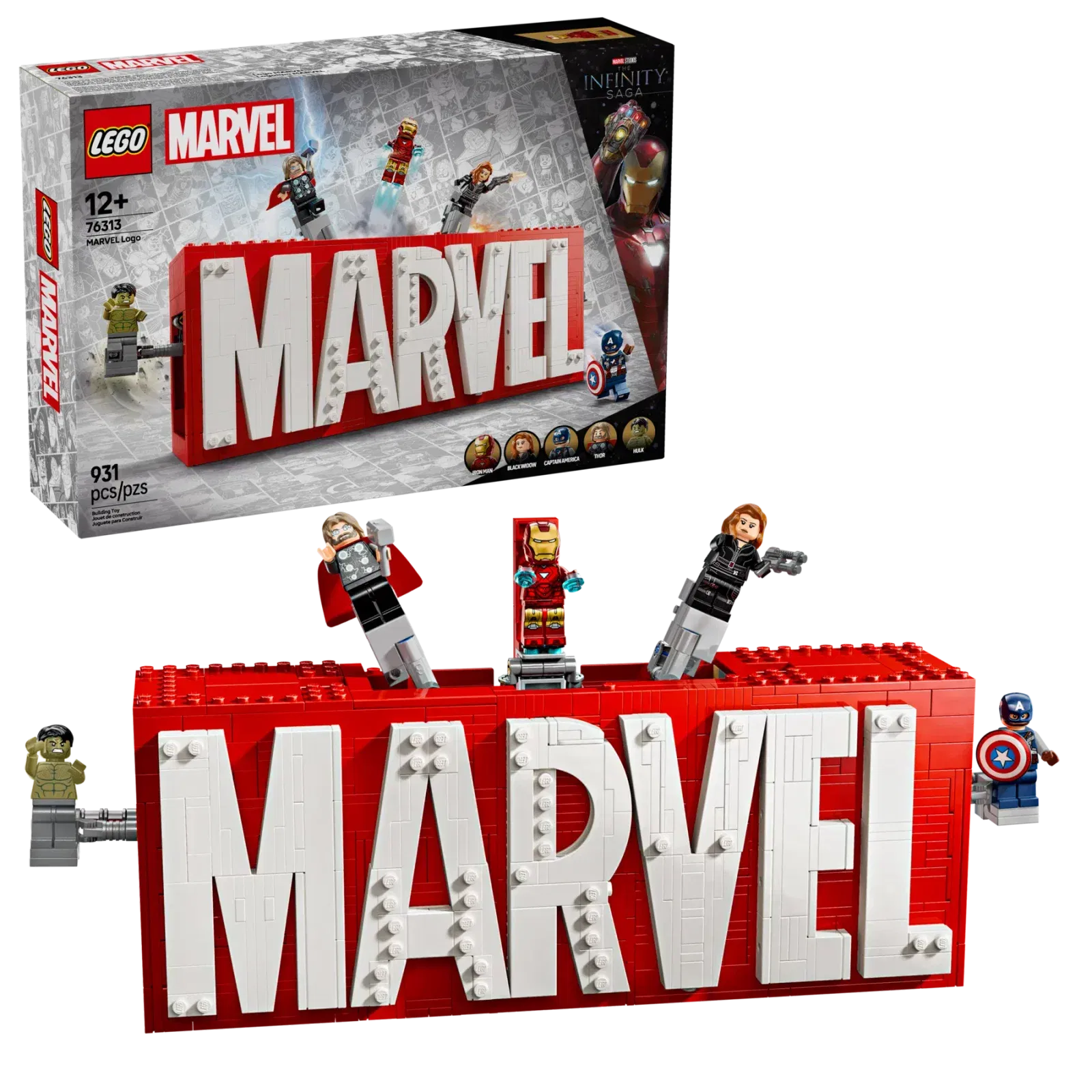 Lego MARVEL Logo Minifigures