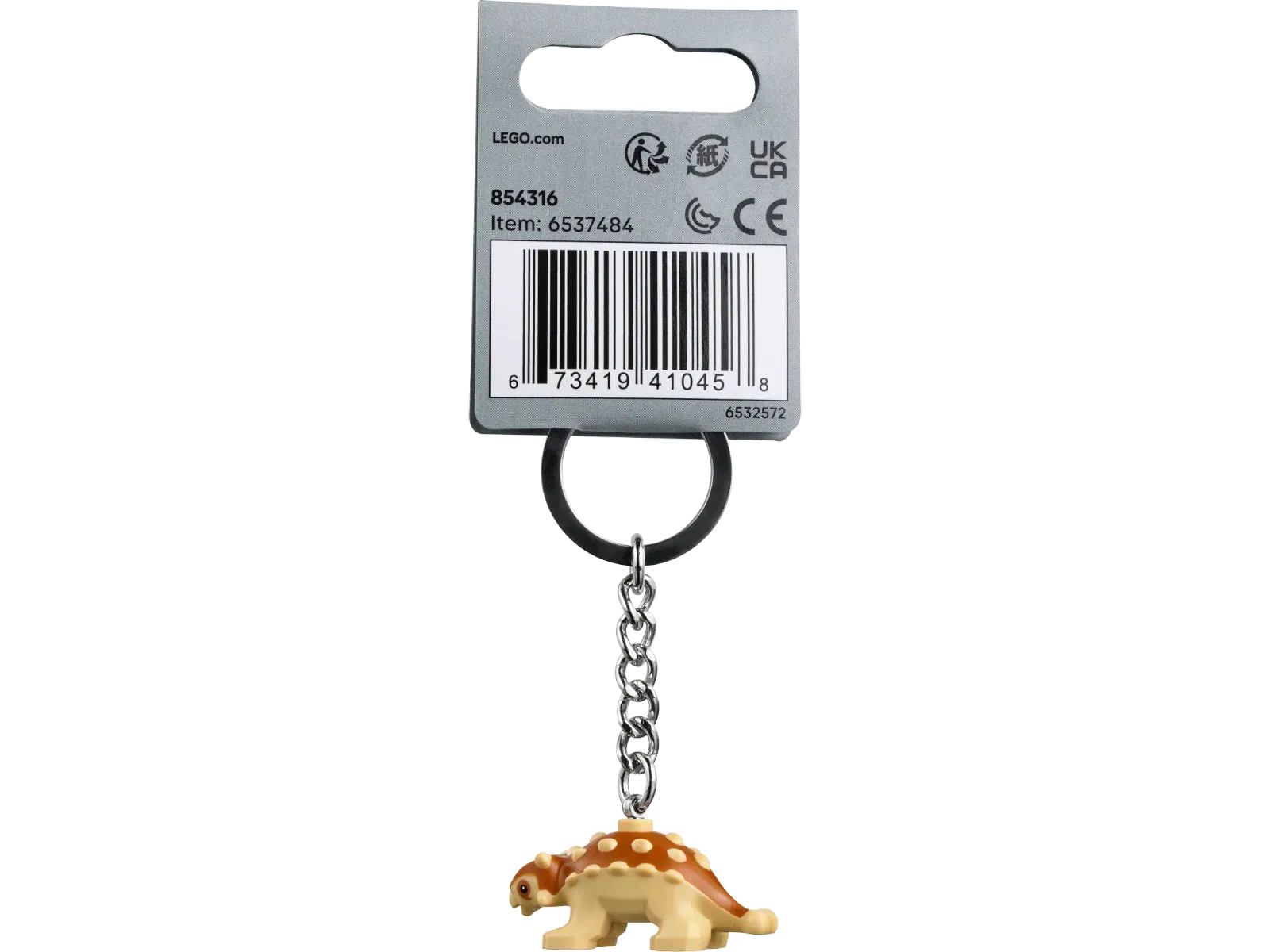 Lego Baby Ankylosaurus Key Chain