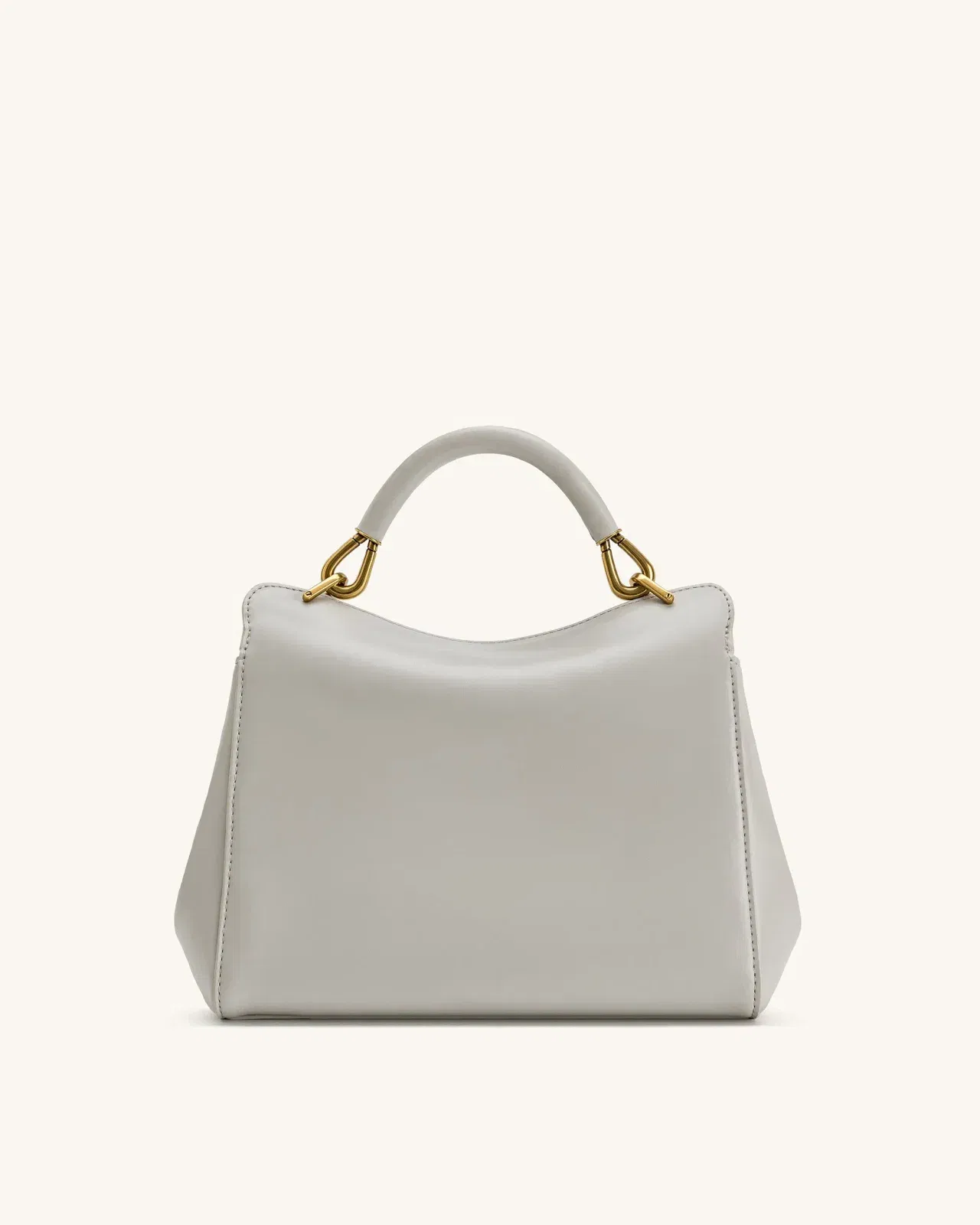 Lucia Classic Top Handle Bag - Coffee Brown