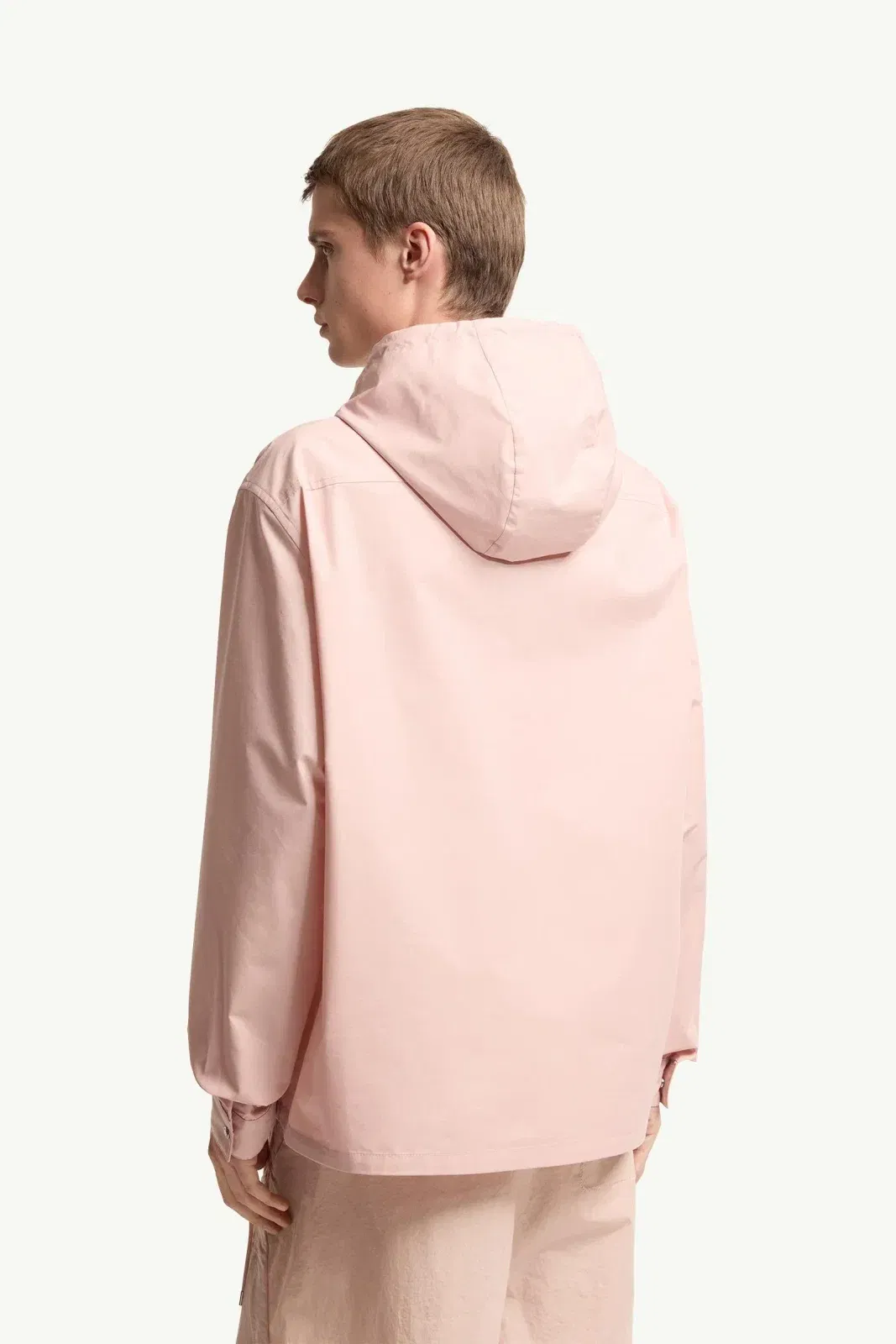 Moncler Cotton Blend Poplin Shirt Jacket Pink Pink