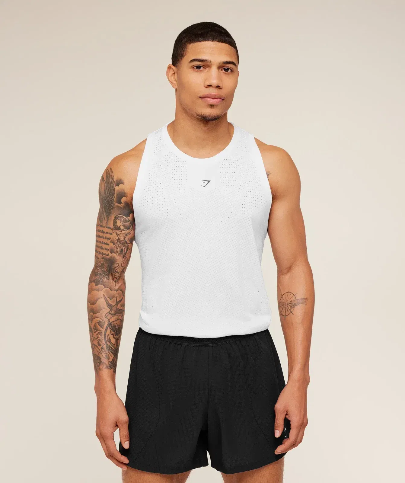 Gymshark Seamless Running Tank - GS White