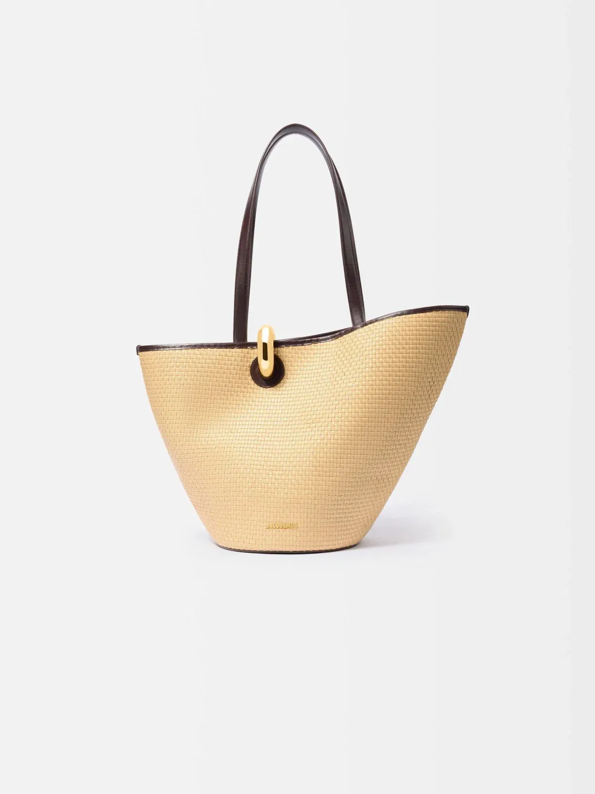 Jacquemus Le Bambola Natural/Dark Brown