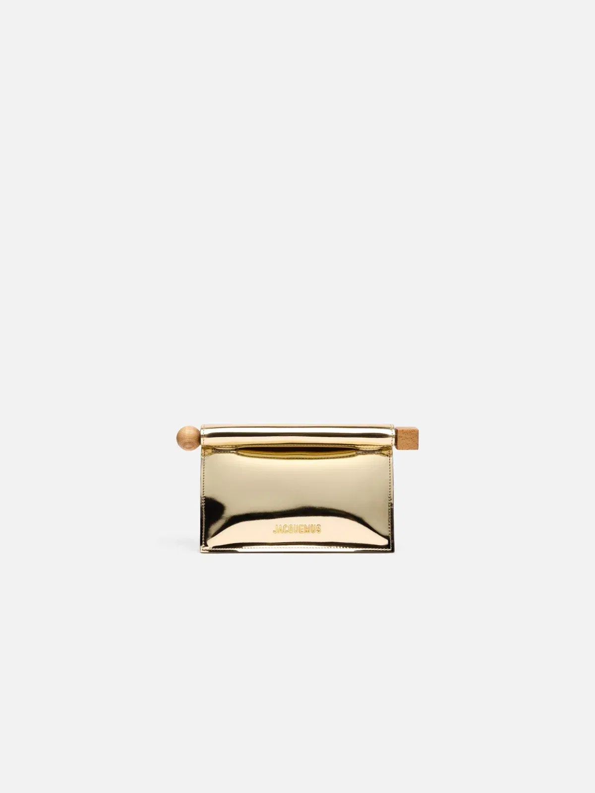 Jacquemus La Petite Pochette Rond Clutch Bag Gold