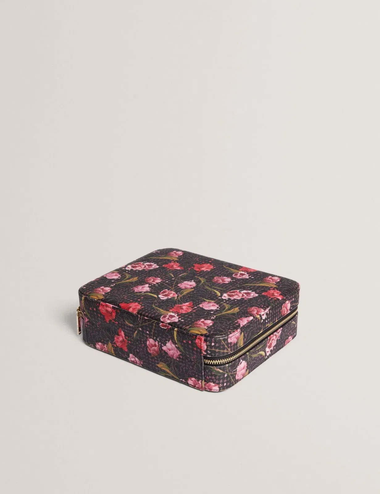 Ted Baker Tulbery Floral Print Pu Large Jewellery Case Women's