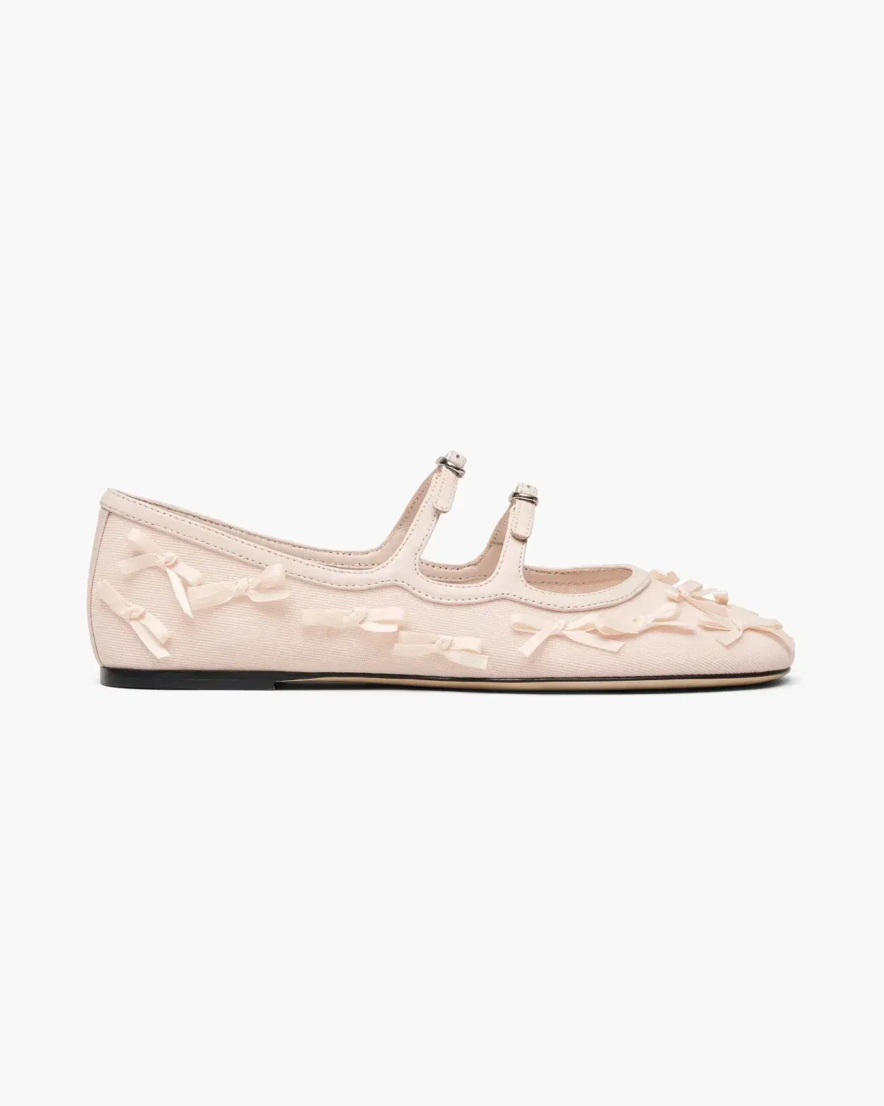 Marc Jacobs The Bow Mesh Kiki Ballerina Beige