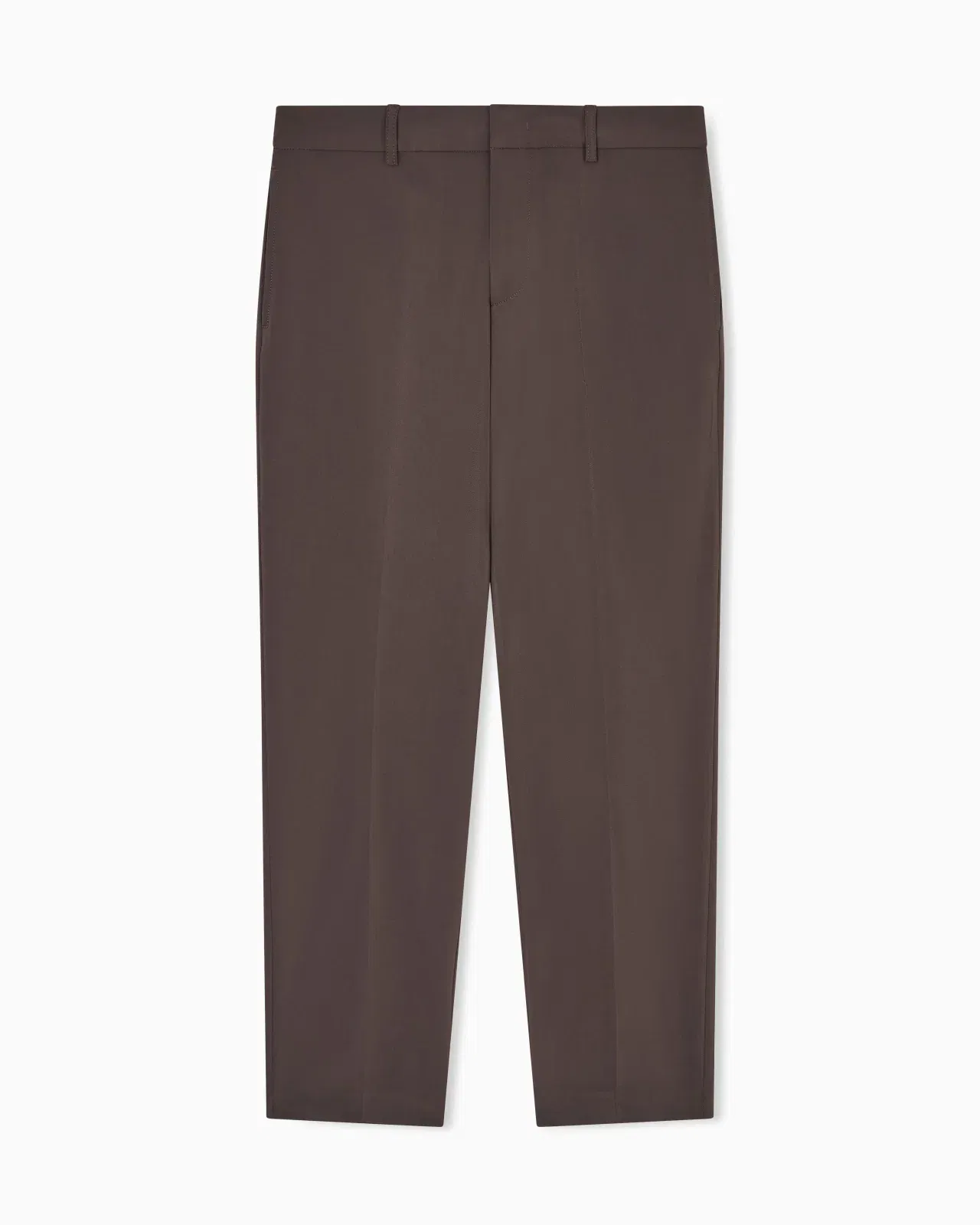 Emporio Armani Nylon viscose blend trousers