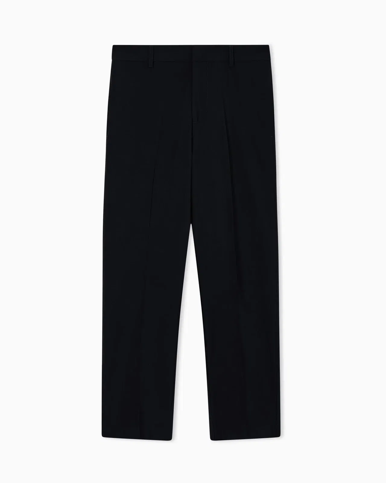 Emporio Armani Nylon viscose blend trousers