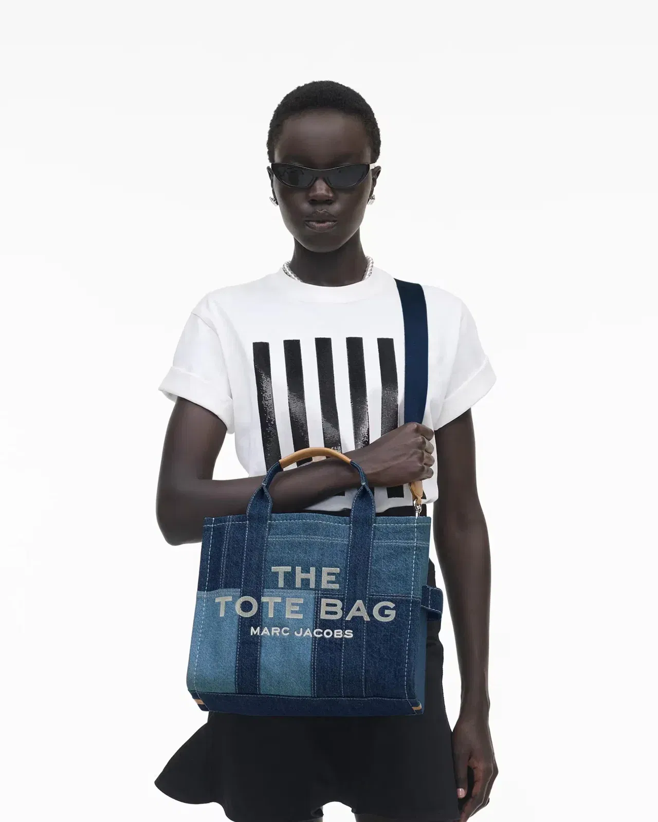 Marc Jacobs The Medium Tote Bag Blue Denim