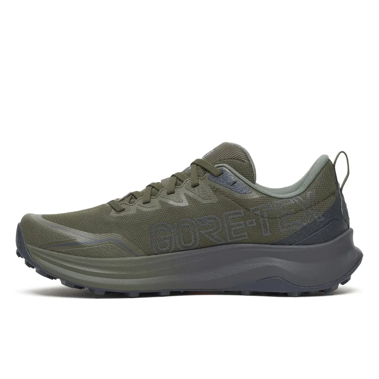 Saucony Men's Peregrine 16 GTX Fatigue | Ebony
