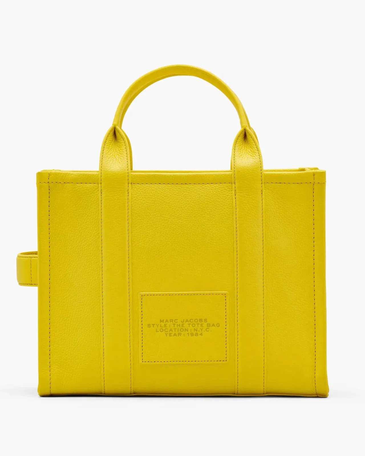 Marc Jacobs The Leather Medium Tote Bag Daisy Yellow