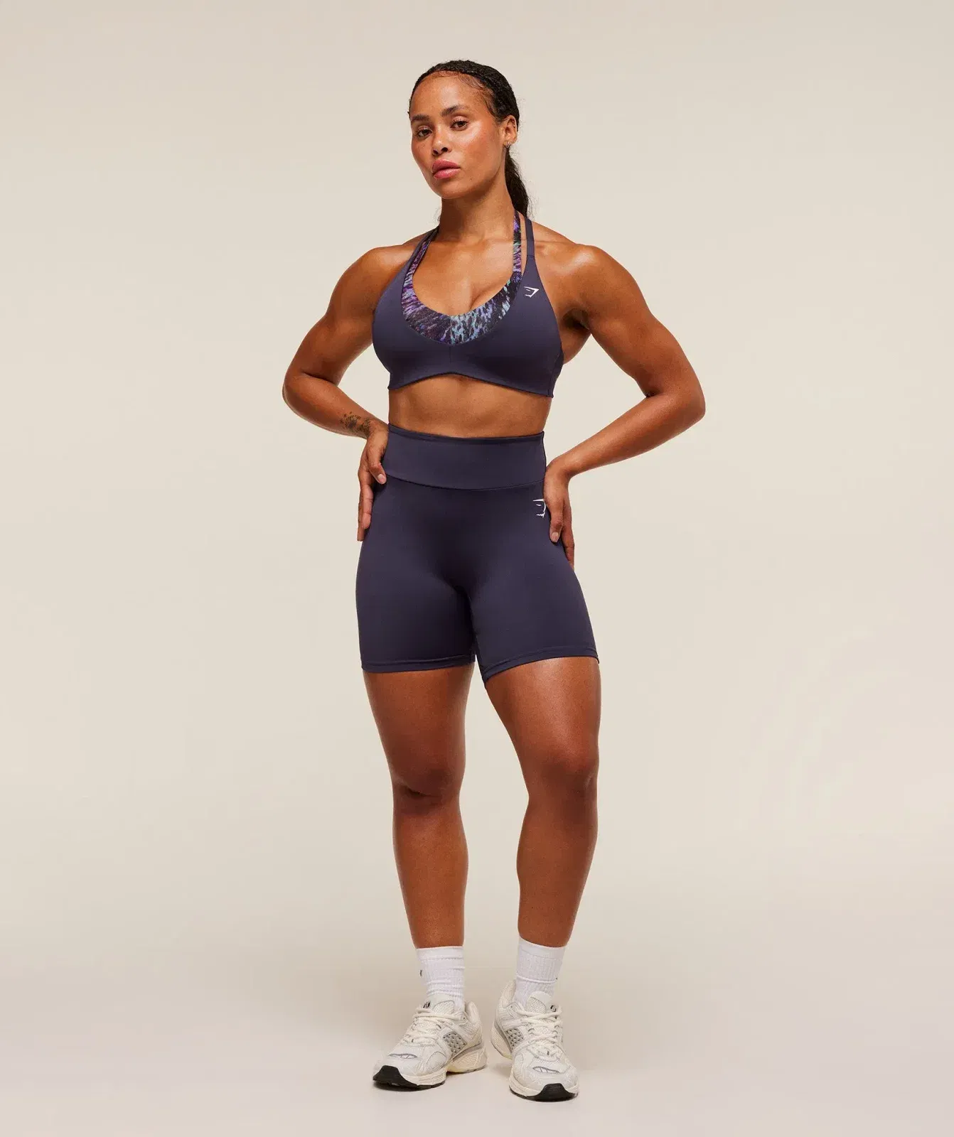 Women's Gymshark Power Original Tight Shorts Midnight Purple