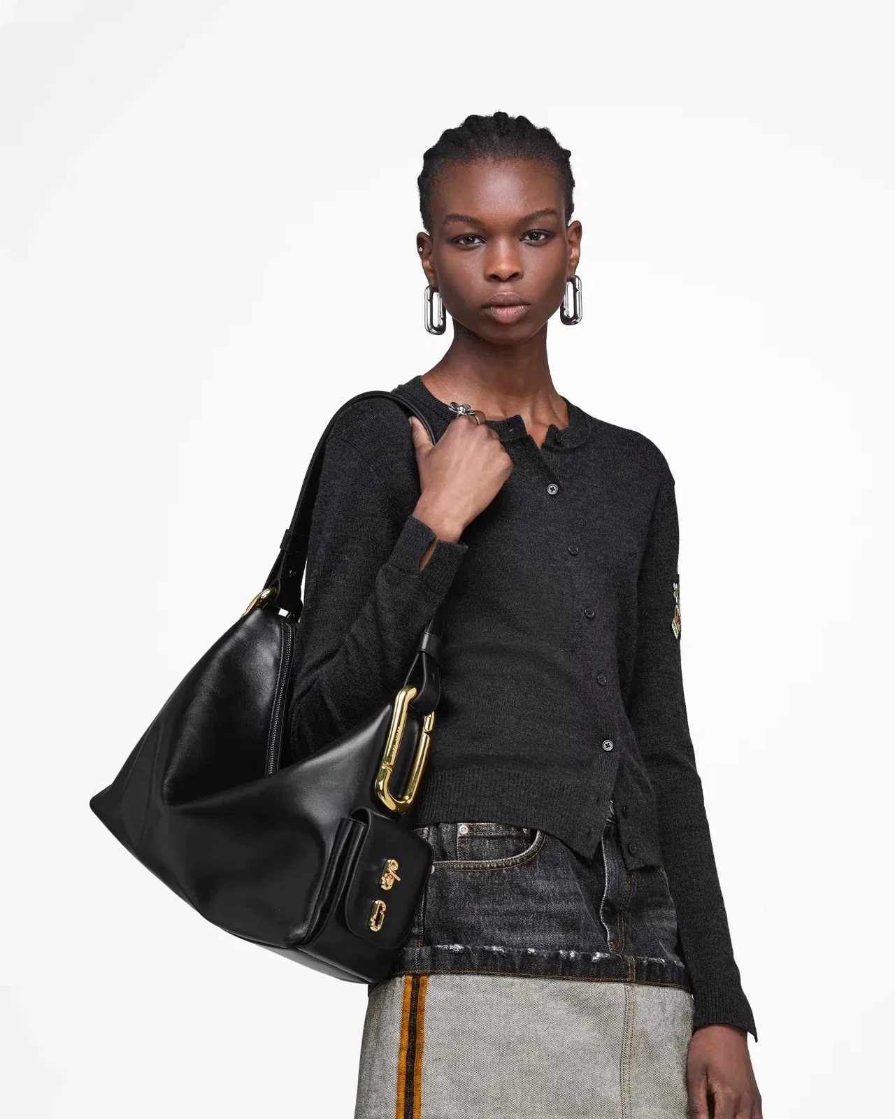 Marc Jacobs Scene Large Shoulder Bag Black