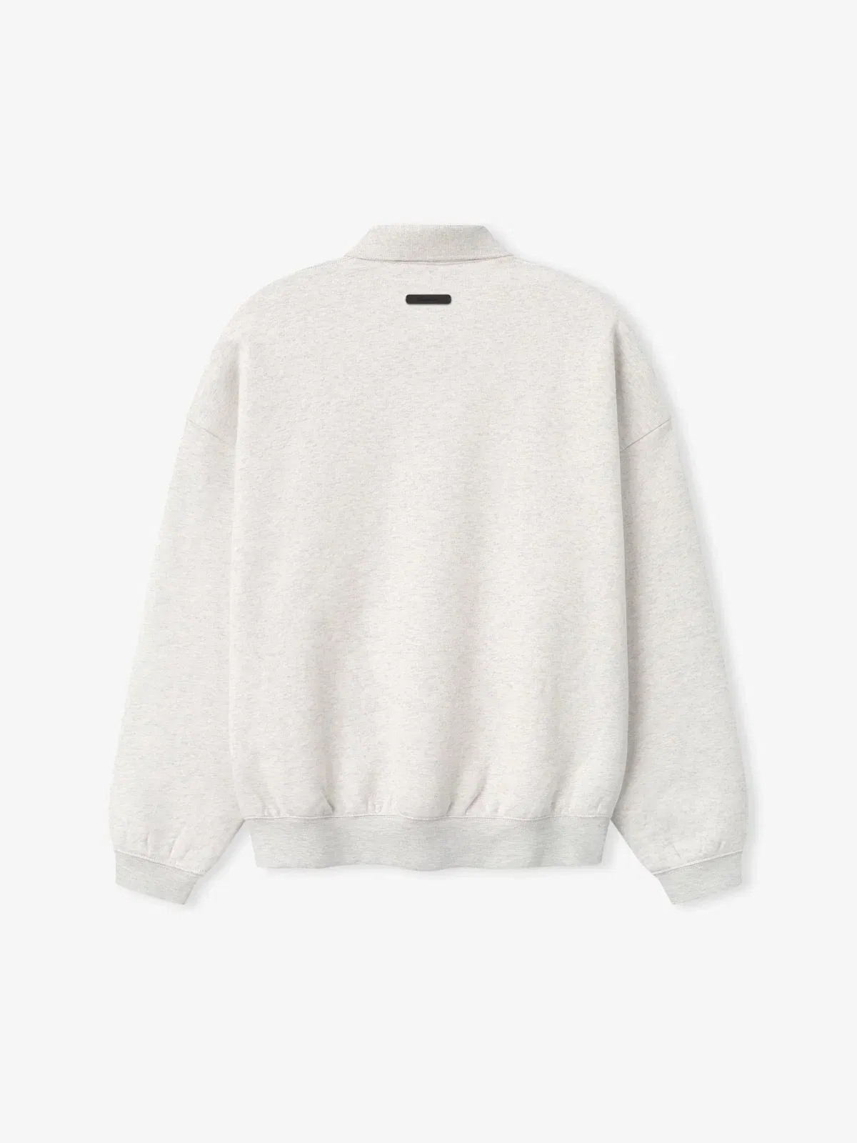 Essentials Signature 90S Polo Sweatshirt Oatmeal Heather
