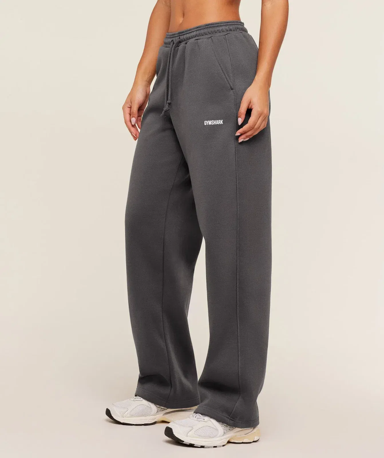 Gymshark Cosy Luxe Straight Leg Tall Joggers - Onyx Grey