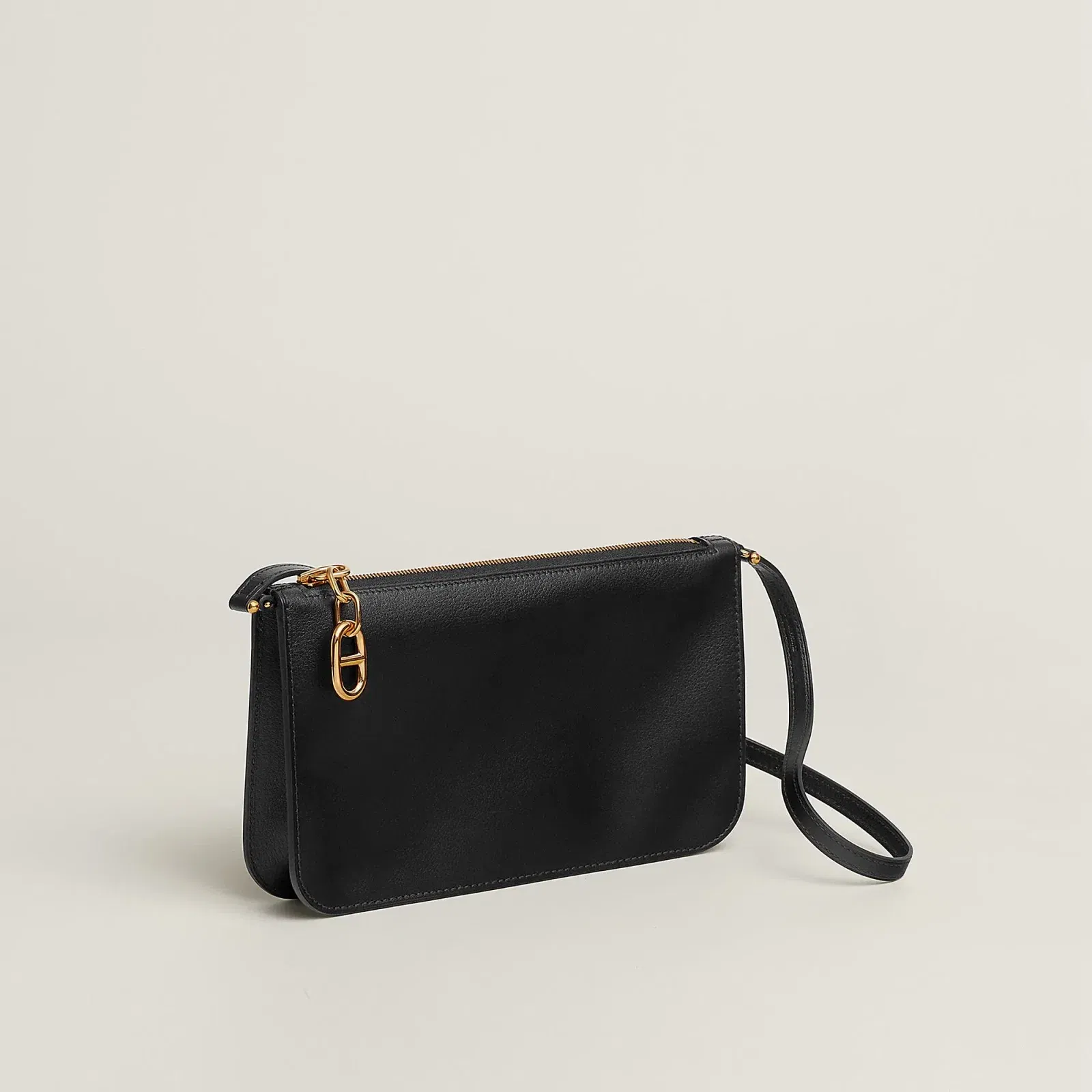 Hermes Zipengo Chaine D'Ancre To Go Pouch Biscuit