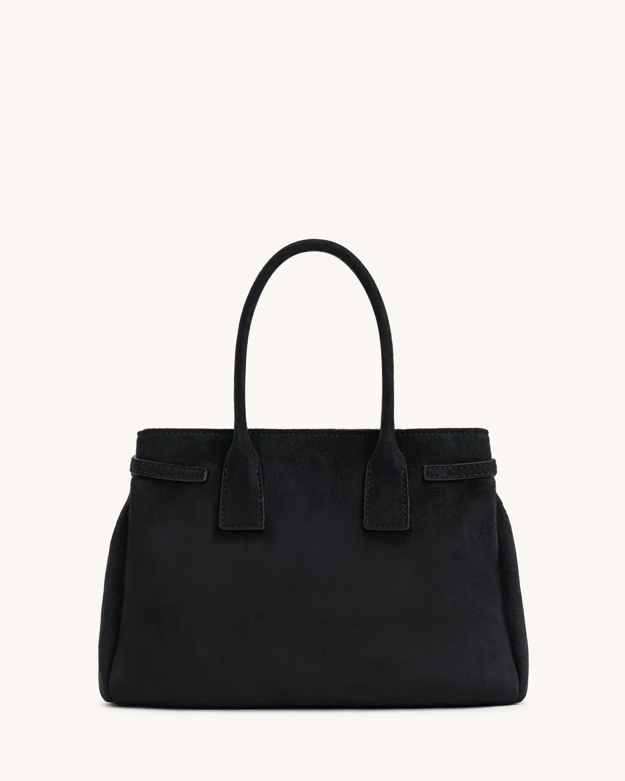Miley Belt Embellished Tote Bag - Brown