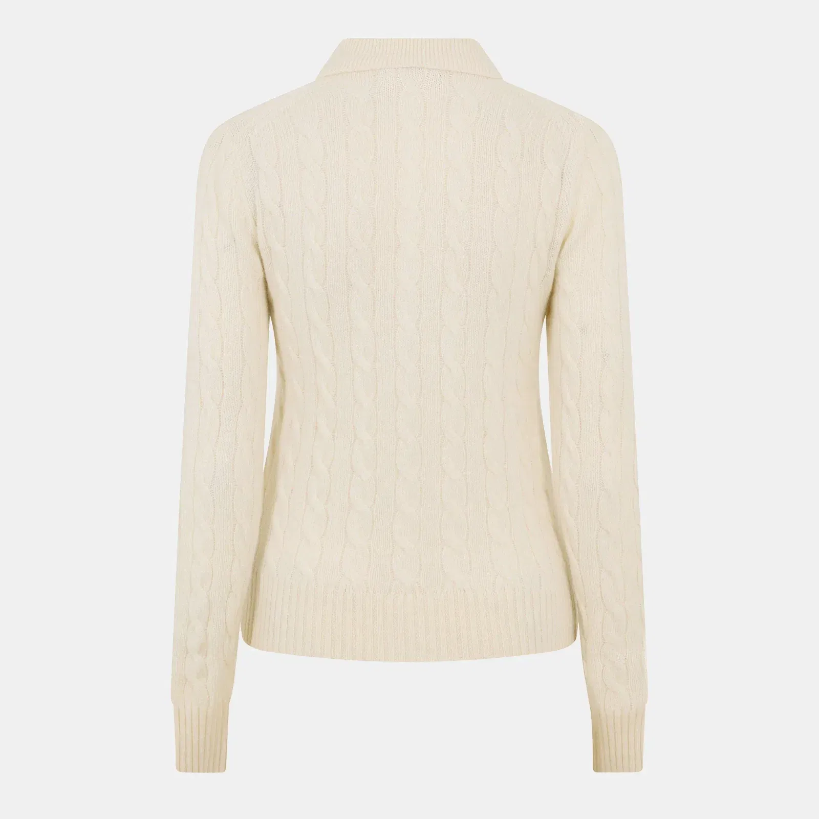 Cable Knitted Long Sleeve Crew Neck Jumper