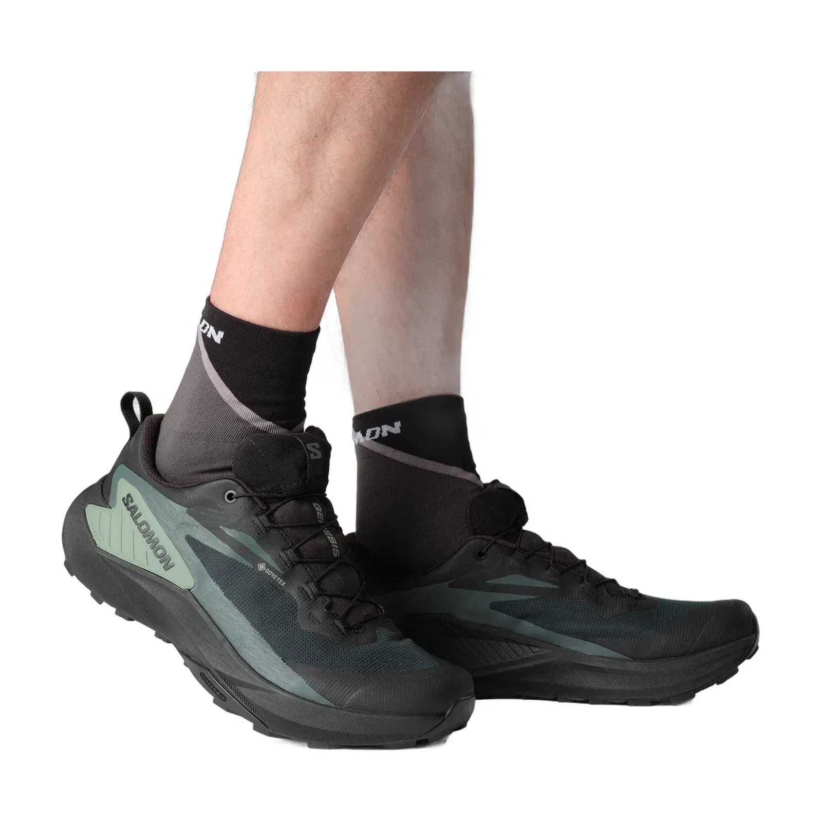 Salomon Genesis Gore-Tex Trail Running Shoes Black