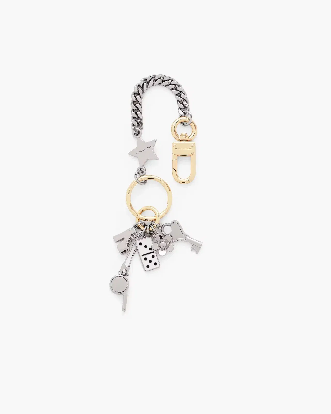 Marc Jacobs Marc Jacobs The Domino Effect Bag Charm Nickel Nickel