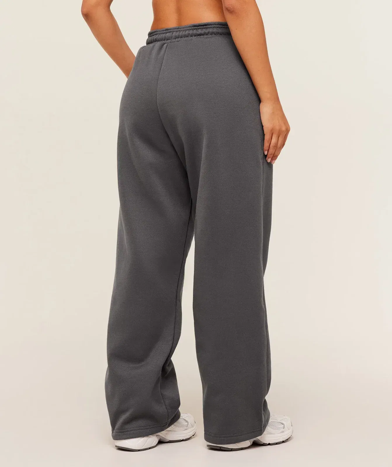 Gymshark Cosy Luxe Straight Leg Short Joggers - Onyx Grey