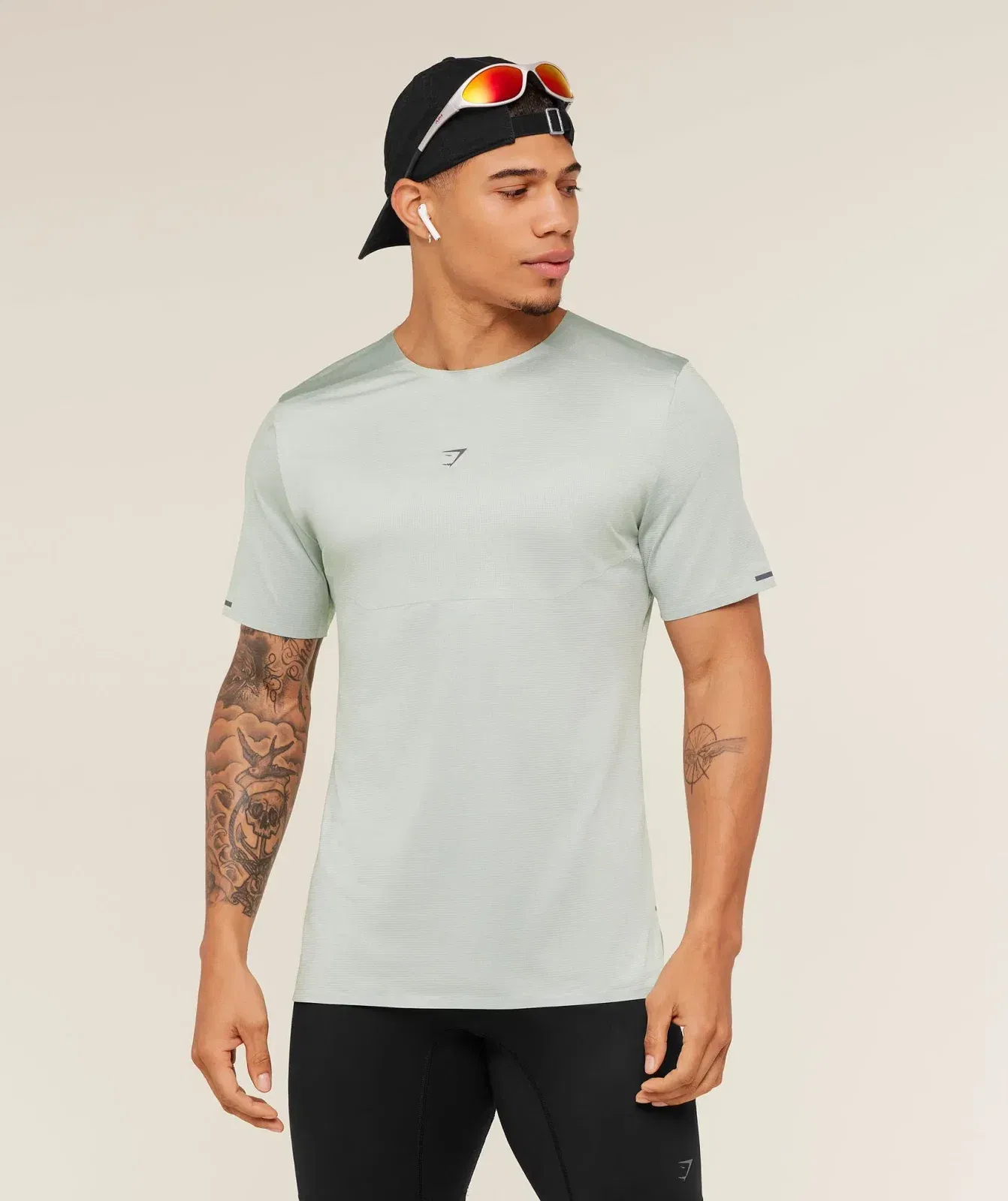 Gymshark Running Elite T-Shirt - Morning Blue